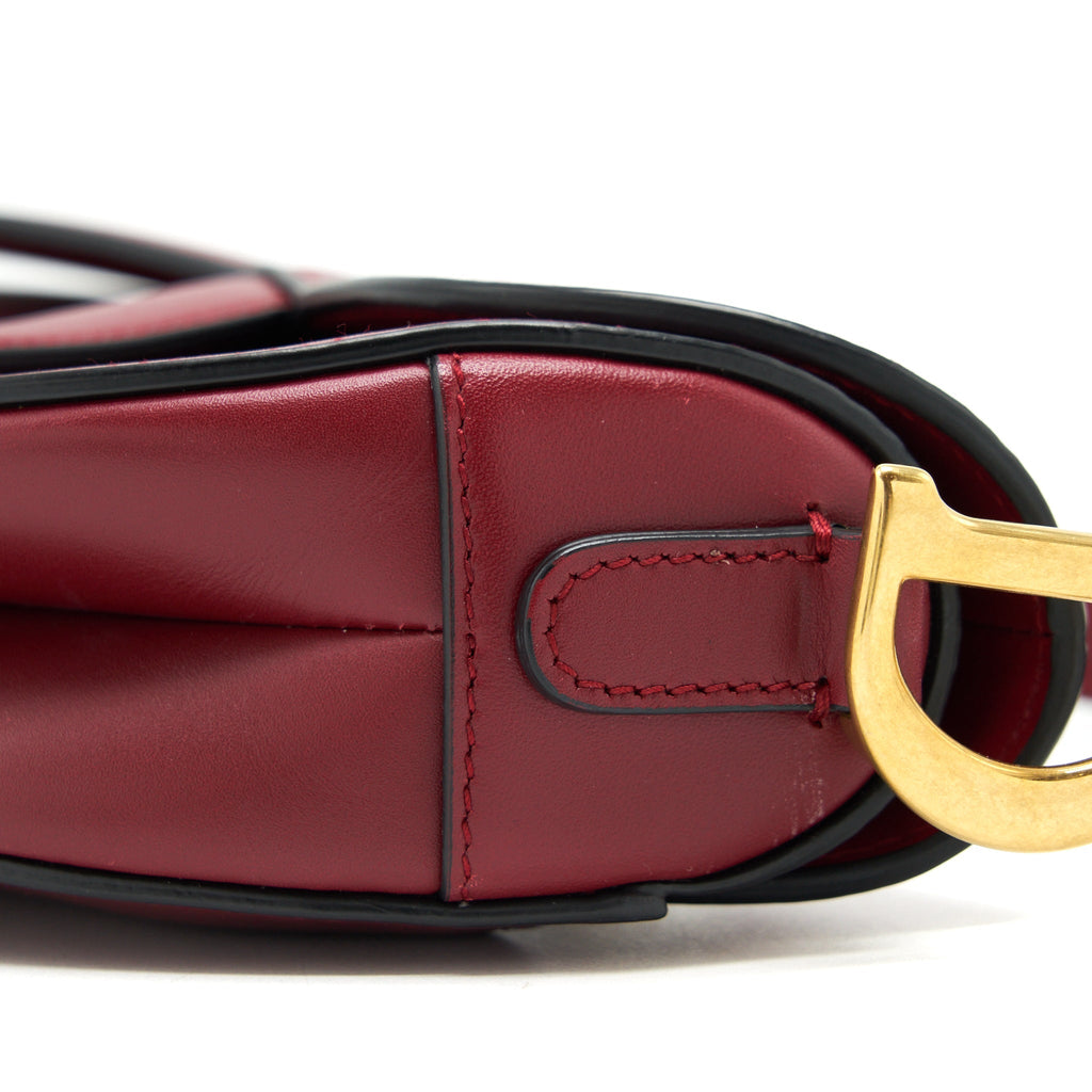 DIOR MINI DIOR SADDLE BAG RED GHW