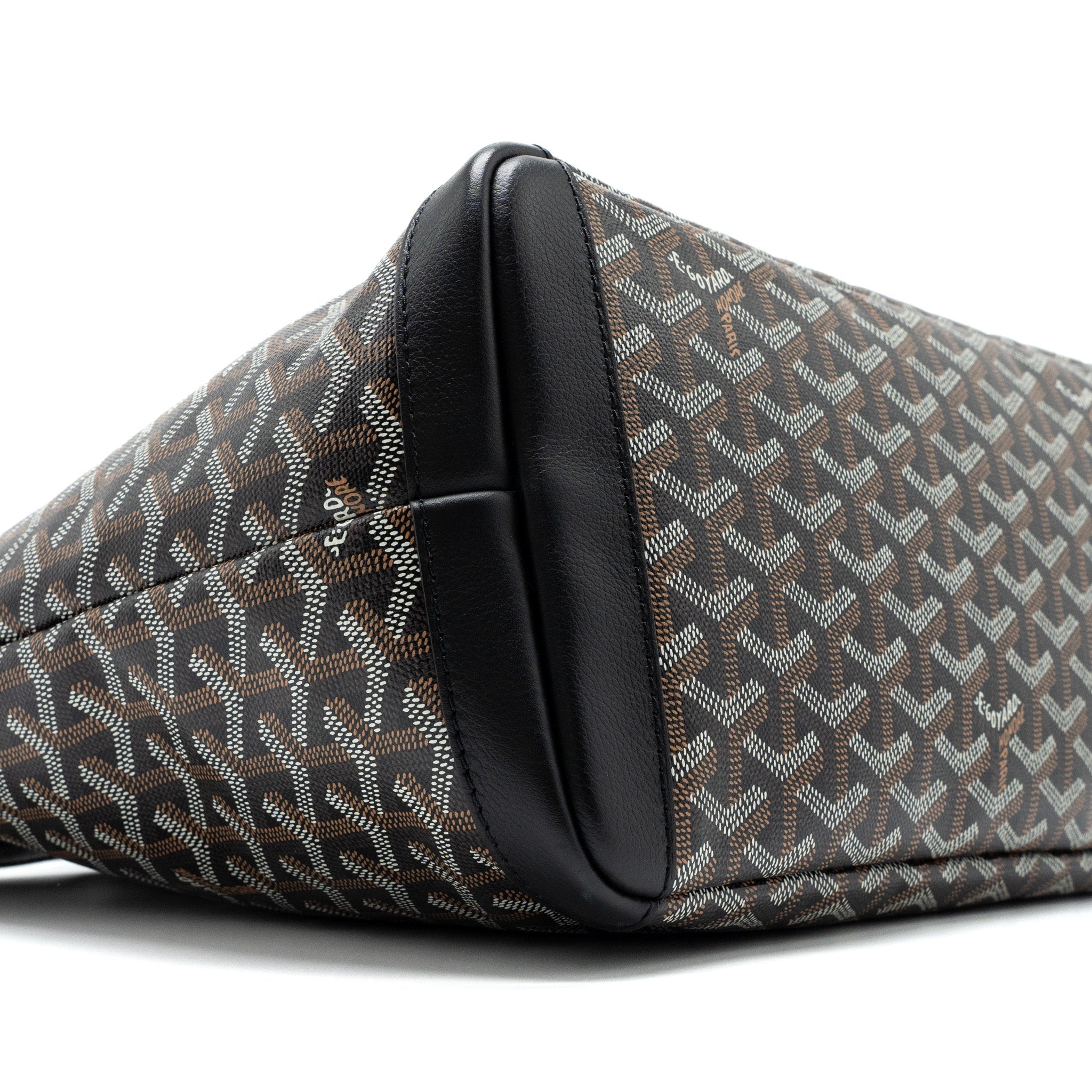 GOYARD ARTOIS TOTE GOYARDINE CANVAS BLACK SHW