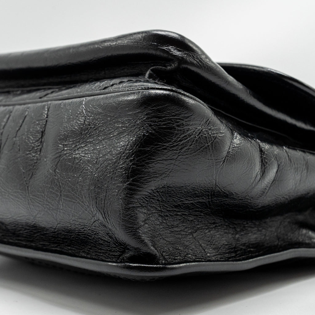 SAINT LAURENT MEDIUM NIKI CALFSKIN BLACK RUTHENIUM HARDWARE