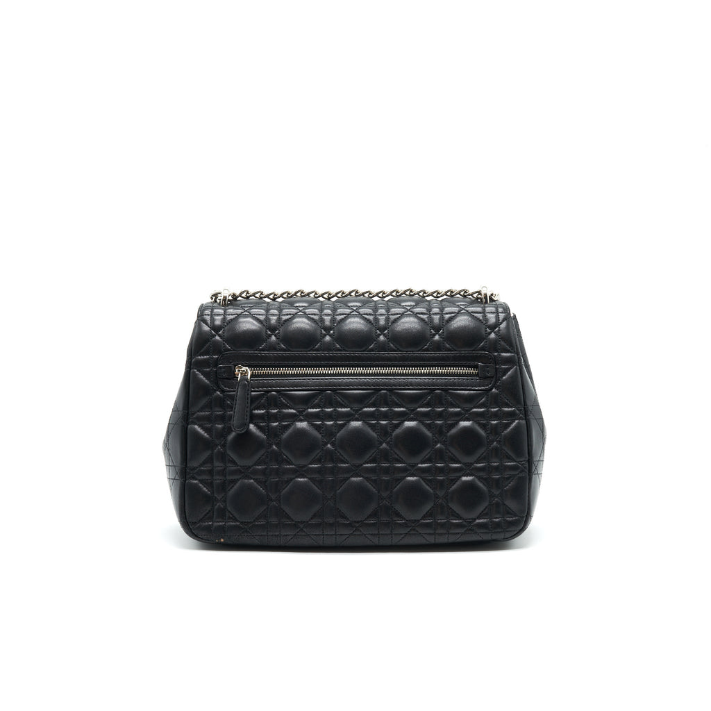 DIOR MISS DIOR MEDIUM FLAP BAG BLACK SHW