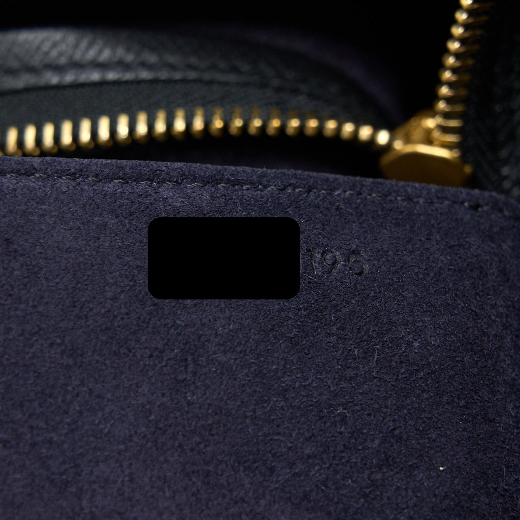 CELINE MINI BELT BAG GRAINED CALFSKIN BLACK GHW