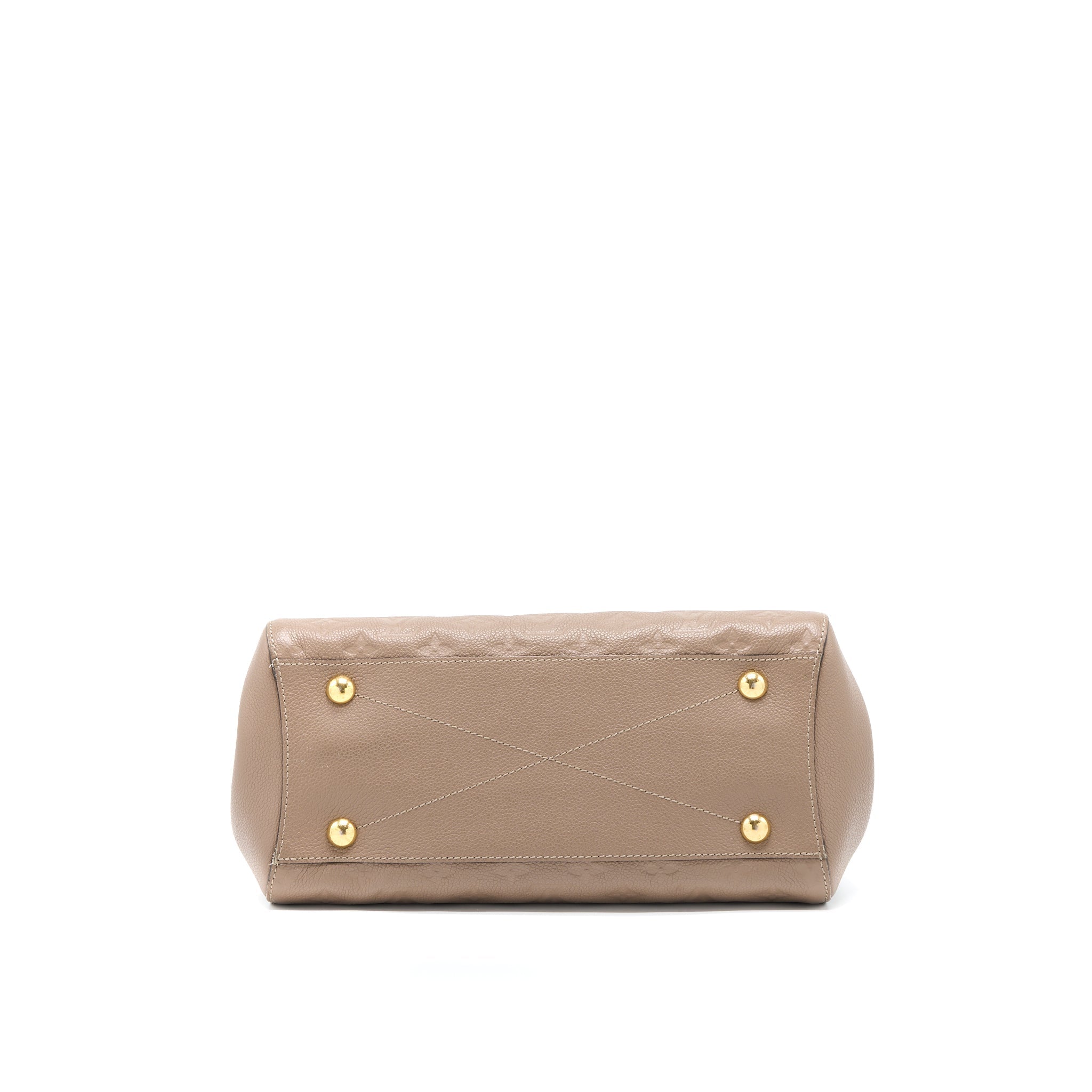 LOUIS VUITTON MONTAIGNE MM MONOGRAM EMPREINTE DARK BEIGE GHW
