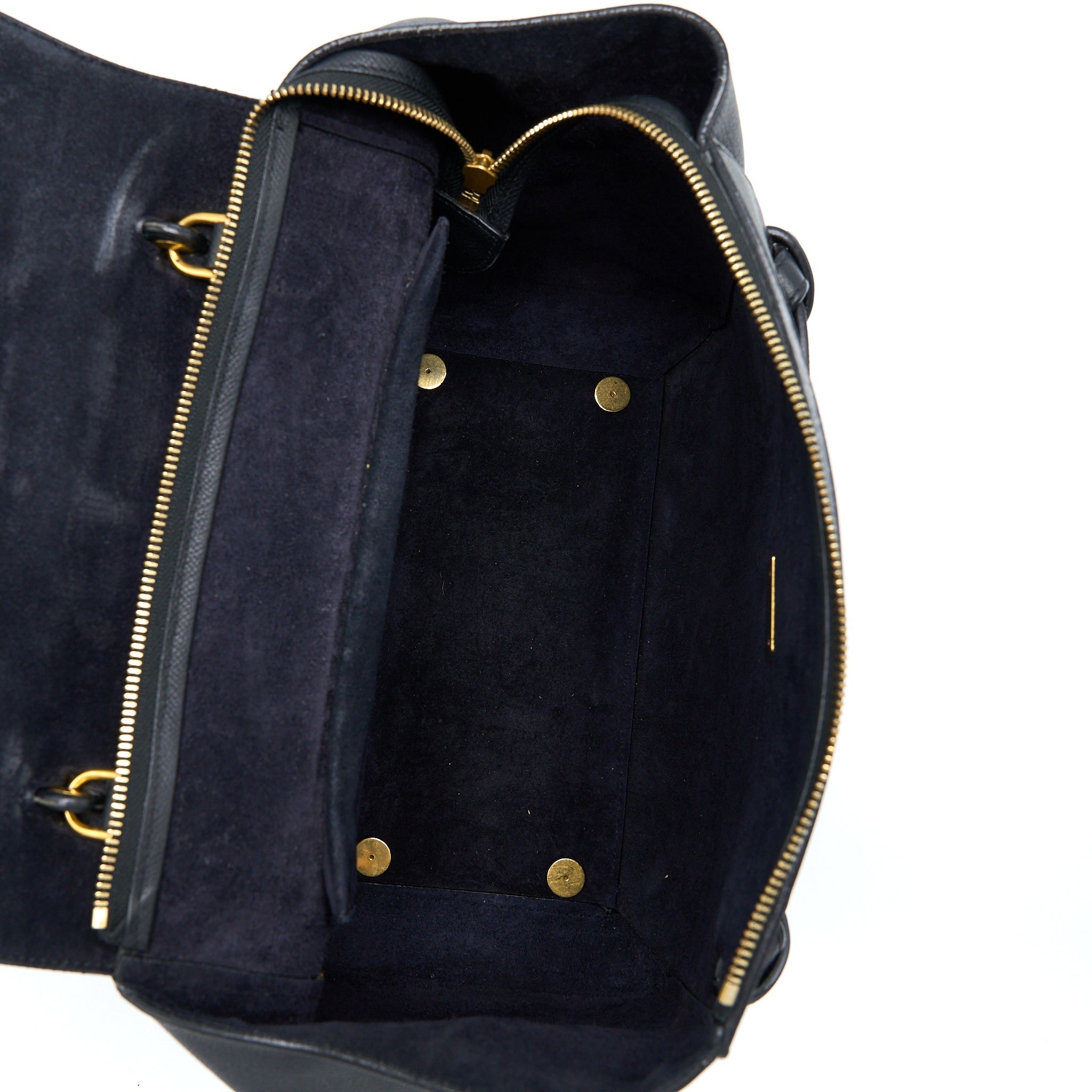 CELINE MINI BELT BAG GRAINED CALFSKIN BLACK GHW