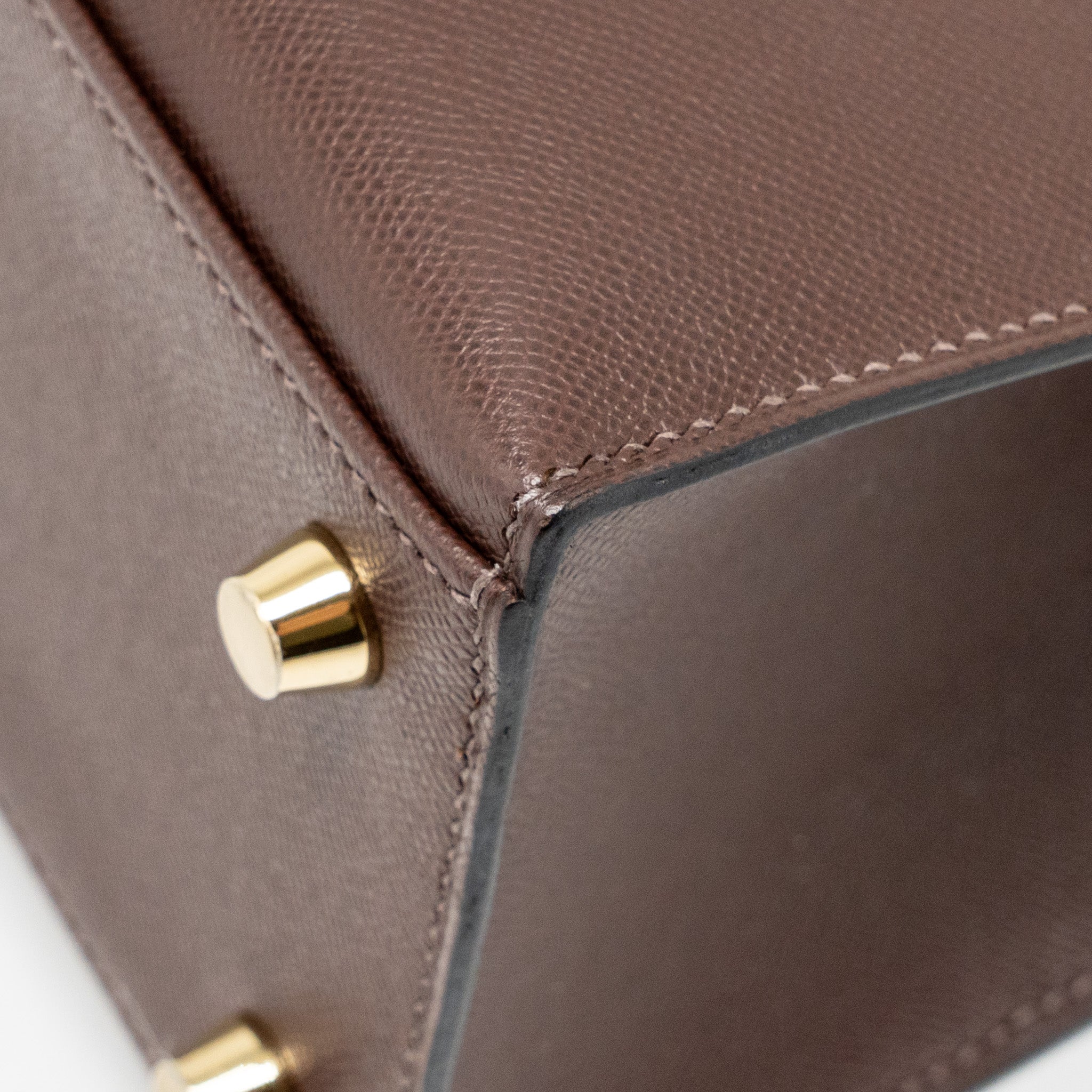 HERMES KELLY 25 MADAME MOKA GHW