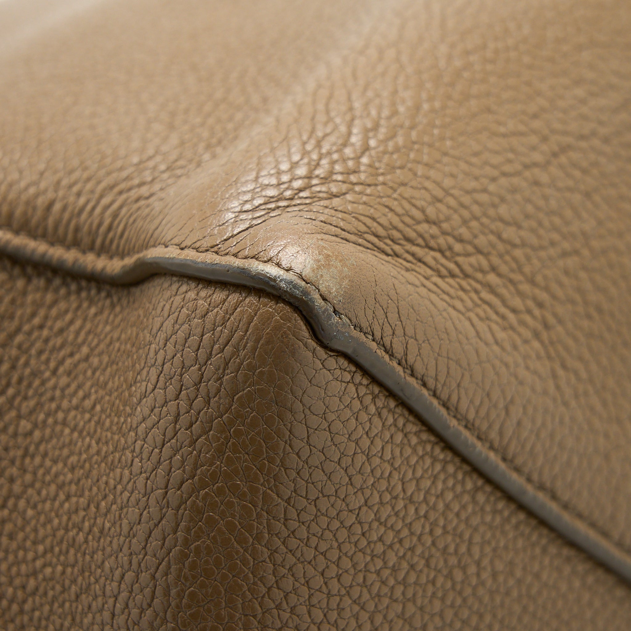 CELINE SMALL CABAS PHANTOM CALFSKIN TAUPE SHW
