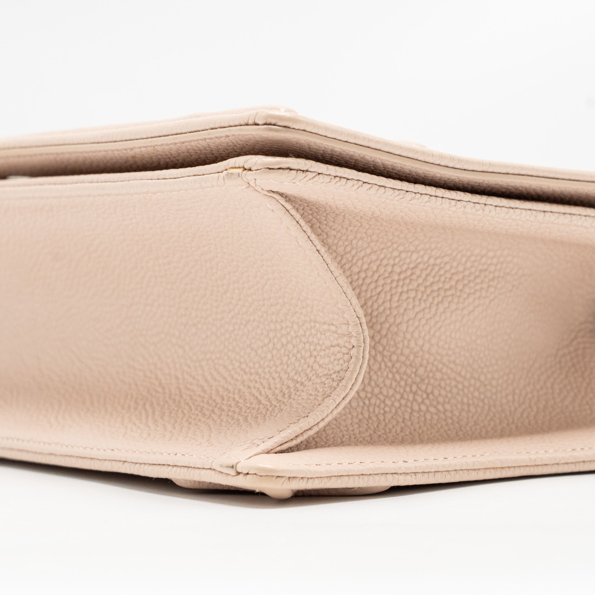 DIOR MEDIUM DIORAMA GRAINED CALFSKIN LIGHT PINK SHW
