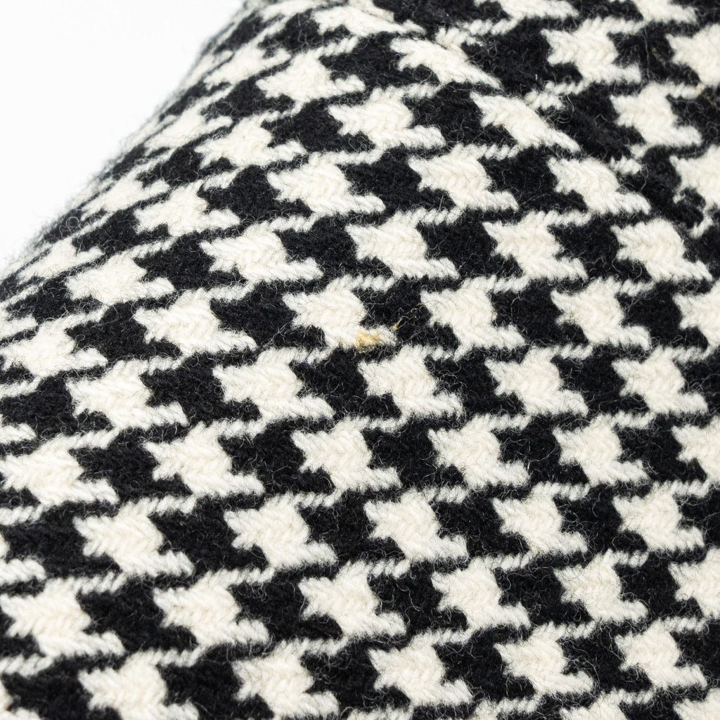 BALENCIAGA HOURGLASS S WOOL HOUNDSTOOTH BLACK/WHITE GHW