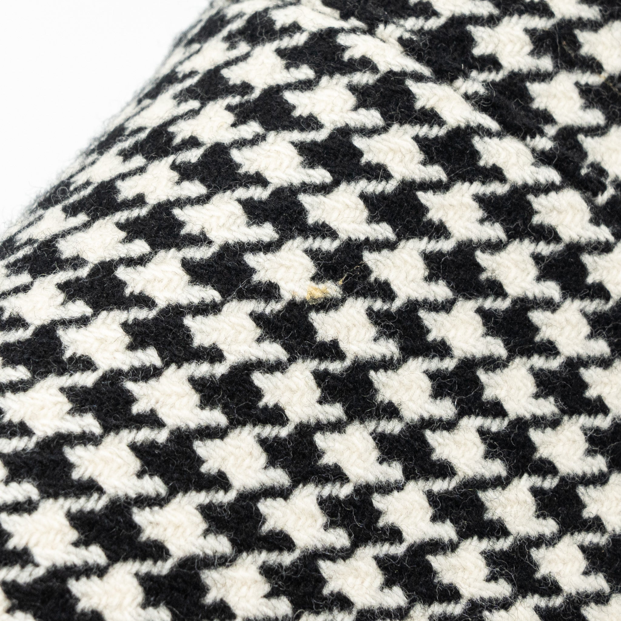 BALENCIAGA HOURGLASS S WOOL HOUNDSTOOTH BLACK/WHITE GHW