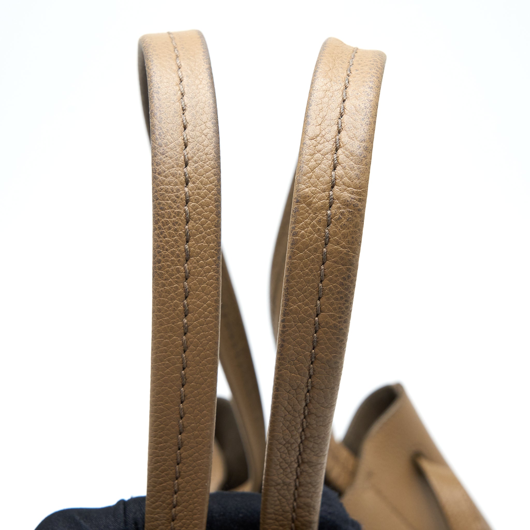 CELINE SMALL CABAS PHANTOM CALFSKIN TAUPE SHW