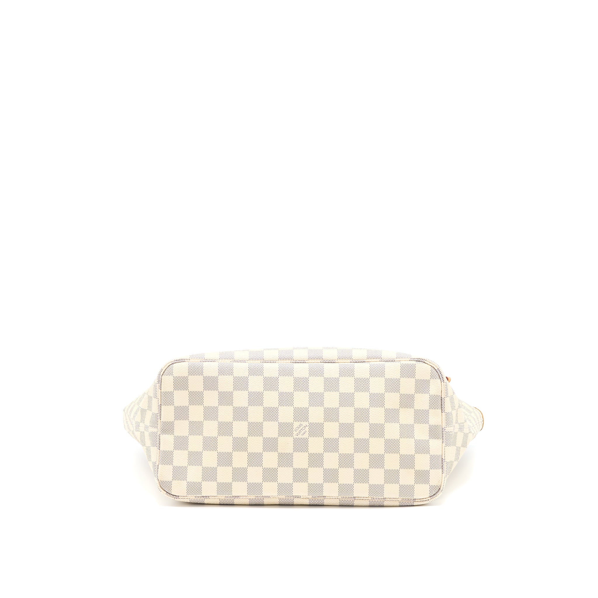 LOUIS VUITTON NEVERFULL MM DAMIER AZUR CANVAS GHW