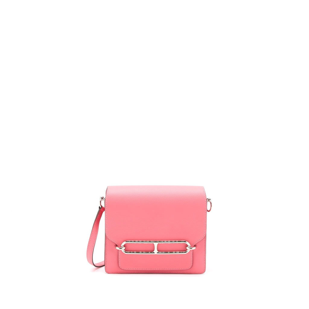 HERMES MINI ROULIS EVERCOLOUR ROSE AZALEE SHW