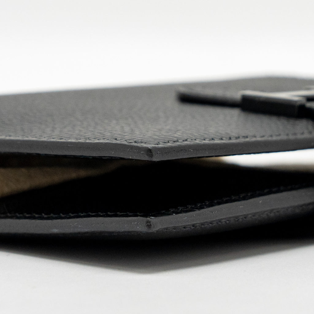 HERMES BEARN COMPACT WALLET EPSOM SO BLACK