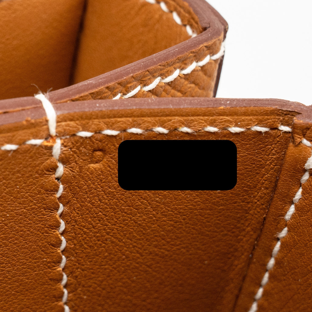 HERMES MOSAIQUE AU 24 MINI BAG EPSOM GOLD LGHW