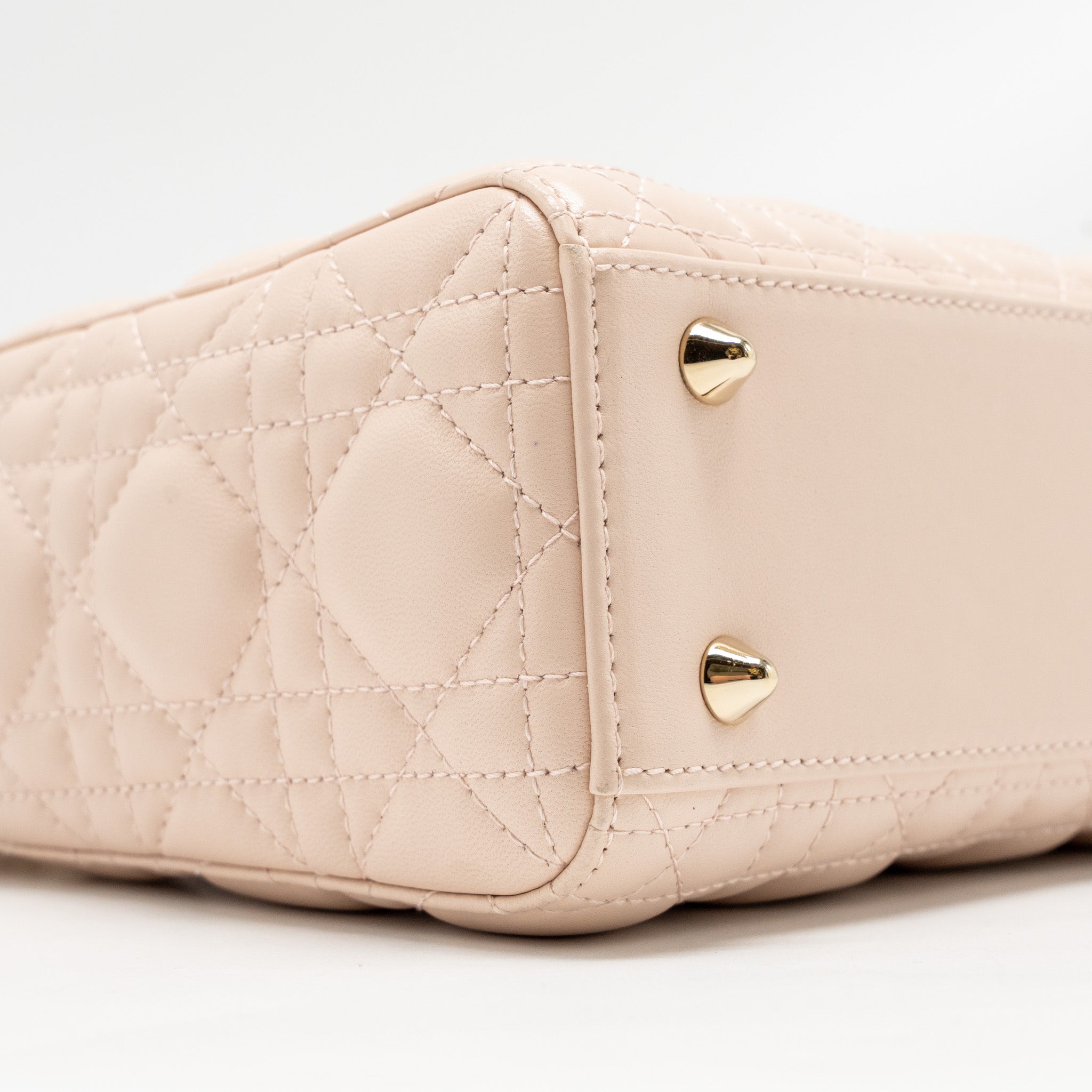 DIOR MY ABC SMALL LADY DIOR LAMBSKIN LIGHT PINK LGHW