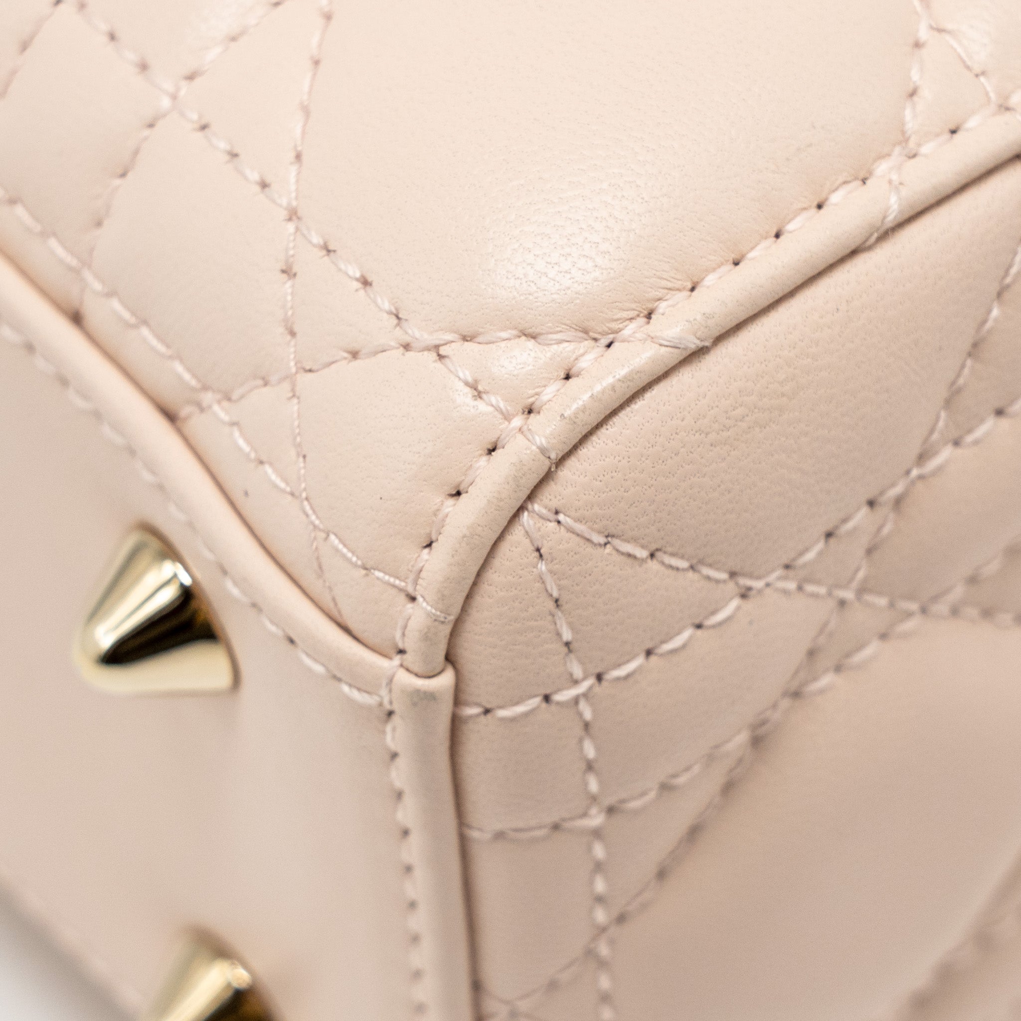 DIOR MY ABC SMALL LADY DIOR LAMBSKIN LIGHT PINK LGHW