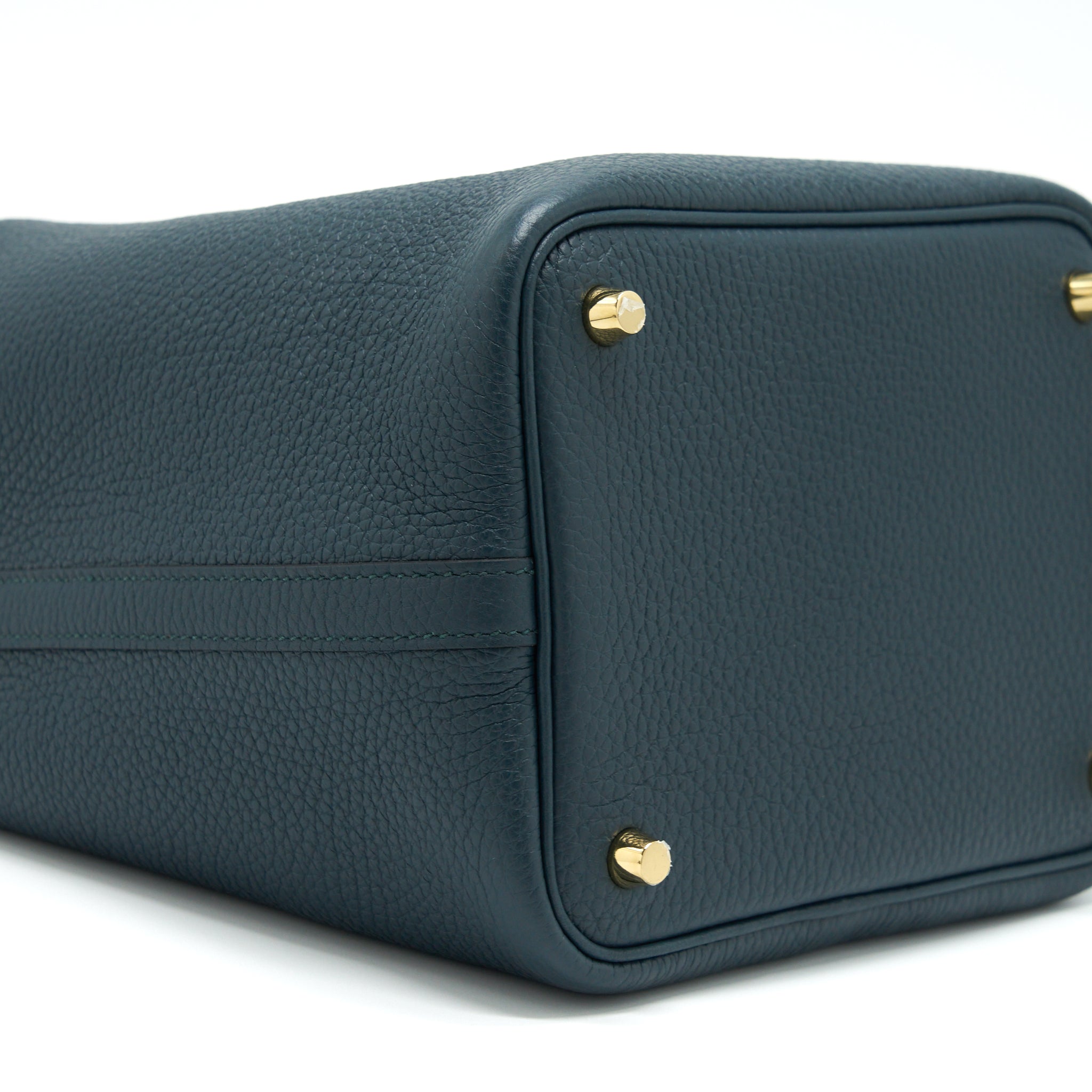 HERMES PICOTIN 18 LOCK BAG CLEMENCE 6O VERT CYPRESS GHW