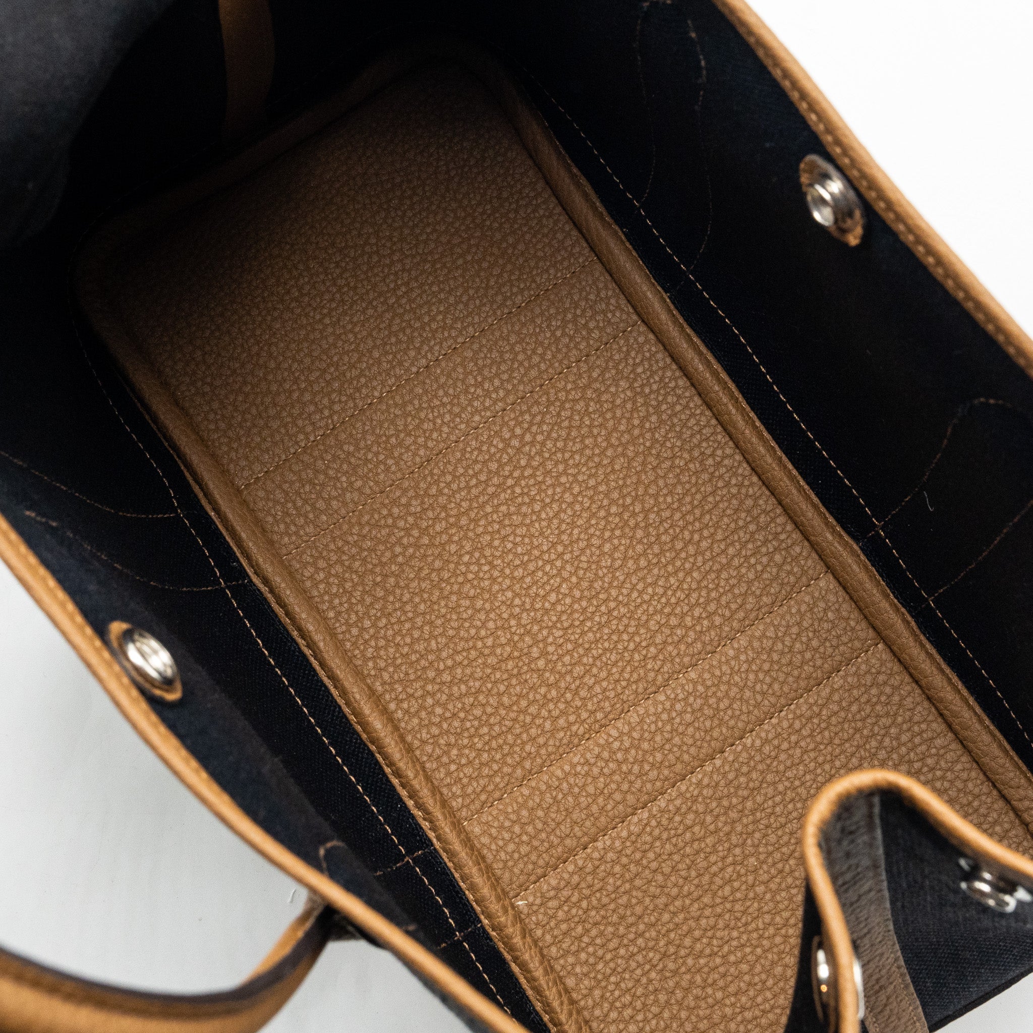 HERMES GARDEN PARTY 30 CANVAS/NEGONDA ALEZAN/BLACK SHW