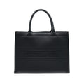 DIOR SMALL LEATHER BOOK TOTE SO BLACK