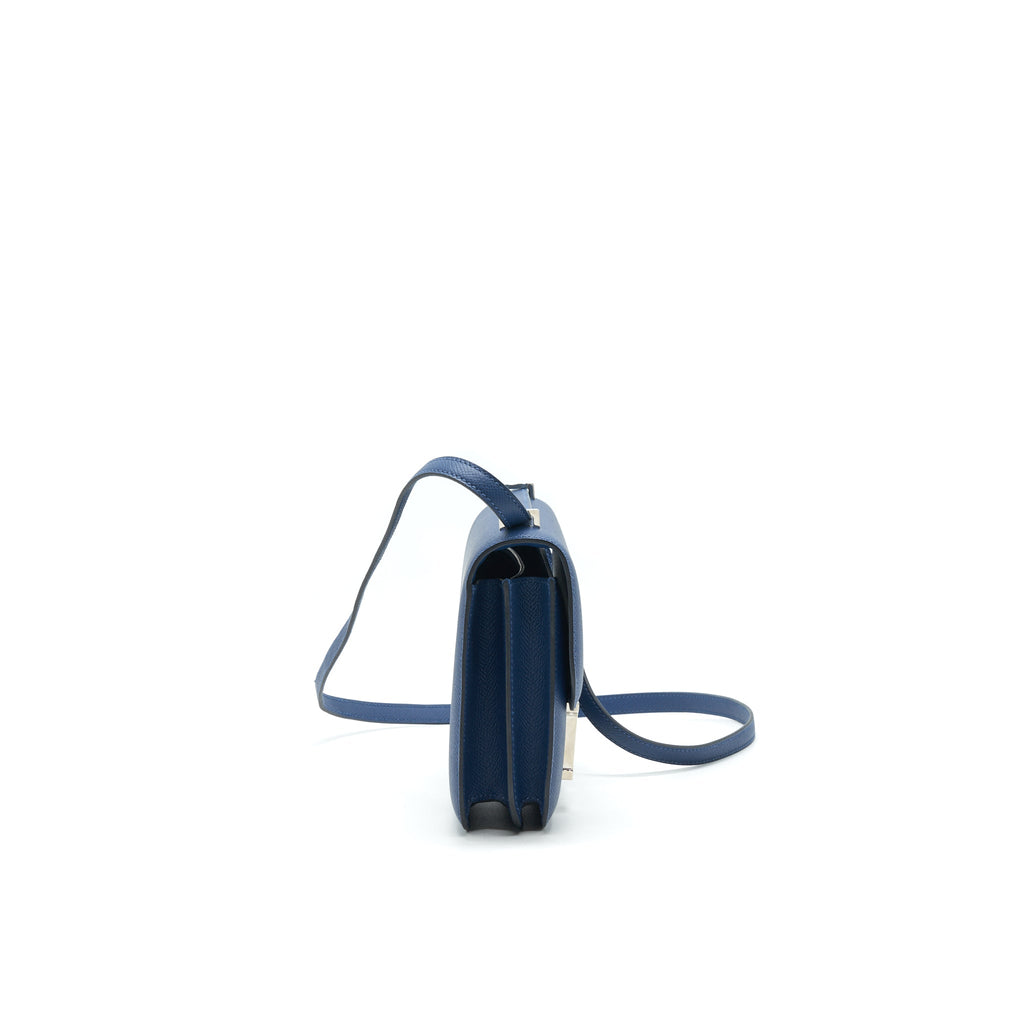 HERMES CONSTANCE MINI S4 DEEP BLUE SHW EPSOM LEATHER