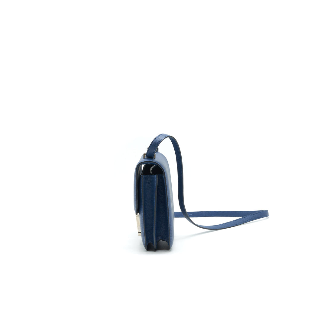 HERMES CONSTANCE MINI S4 DEEP BLUE SHW EPSOM LEATHER