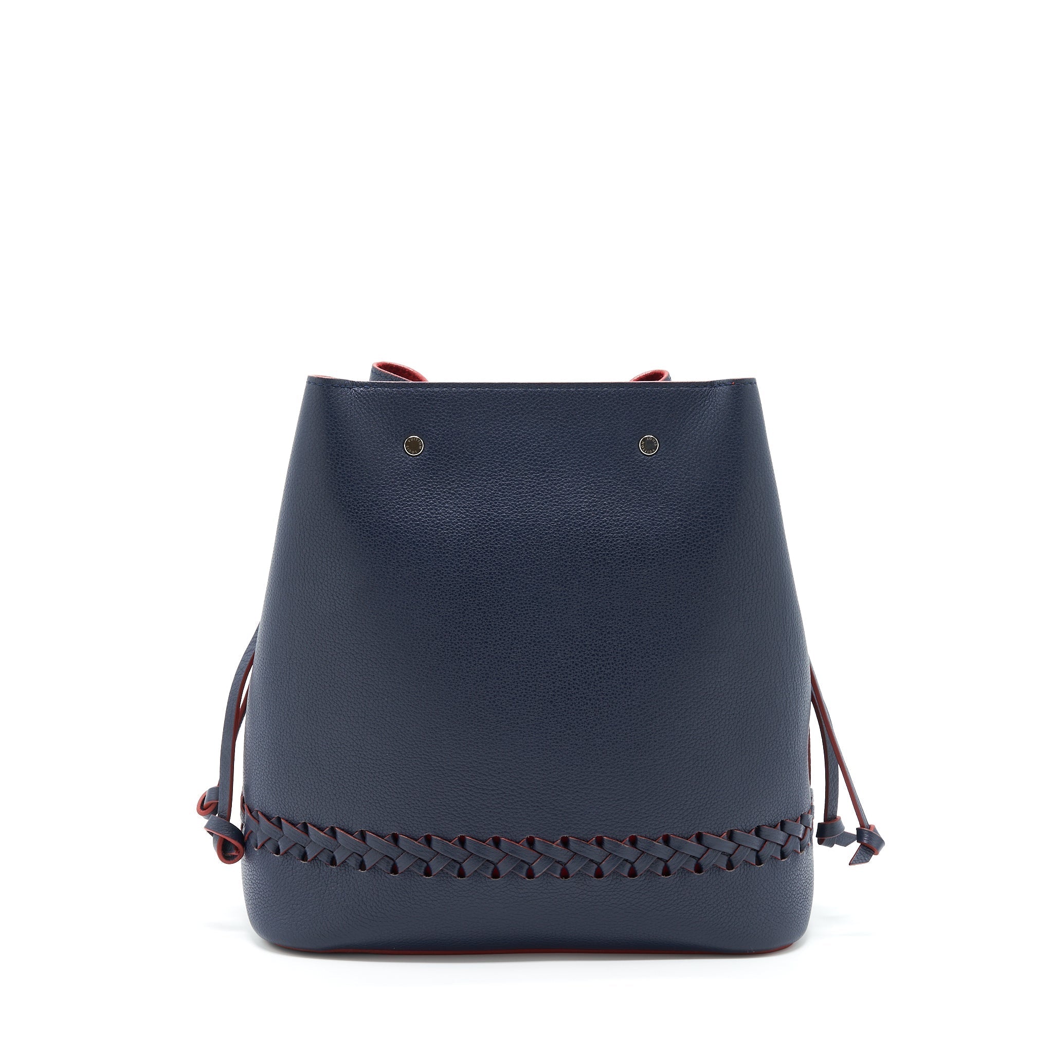 LOUIS VUITTON LOCKME BUCKET BAG NAVY/RED WITH AN EXTRA BAG CHARM SHW