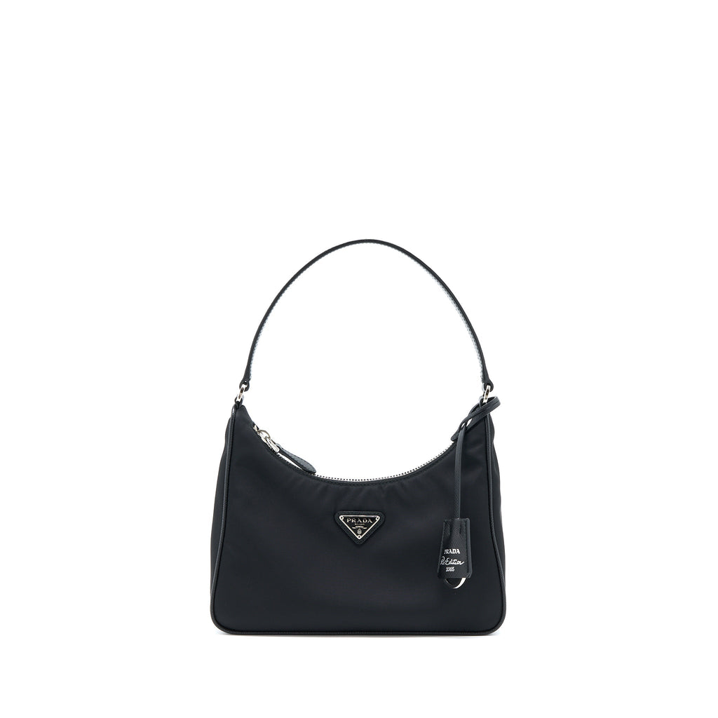 PRADA REEDITION 2005 NYLON BAG BLACK SHW