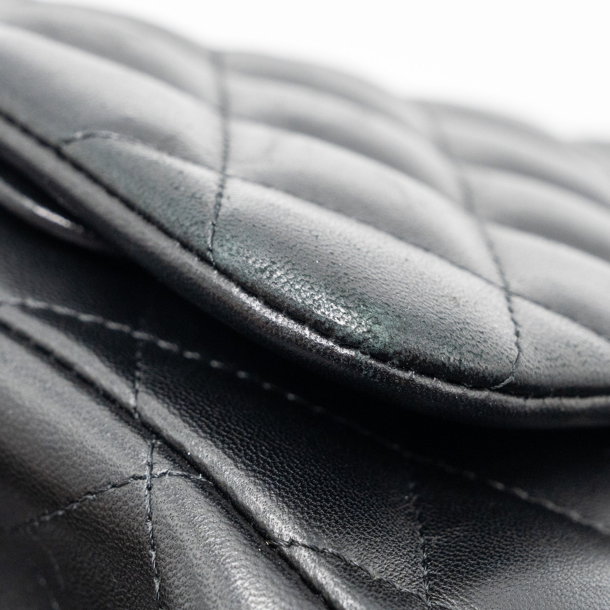 CHANEL JUMBO CLASSIC DOUBLE FLAP LAMBSKIN BLACK SHW