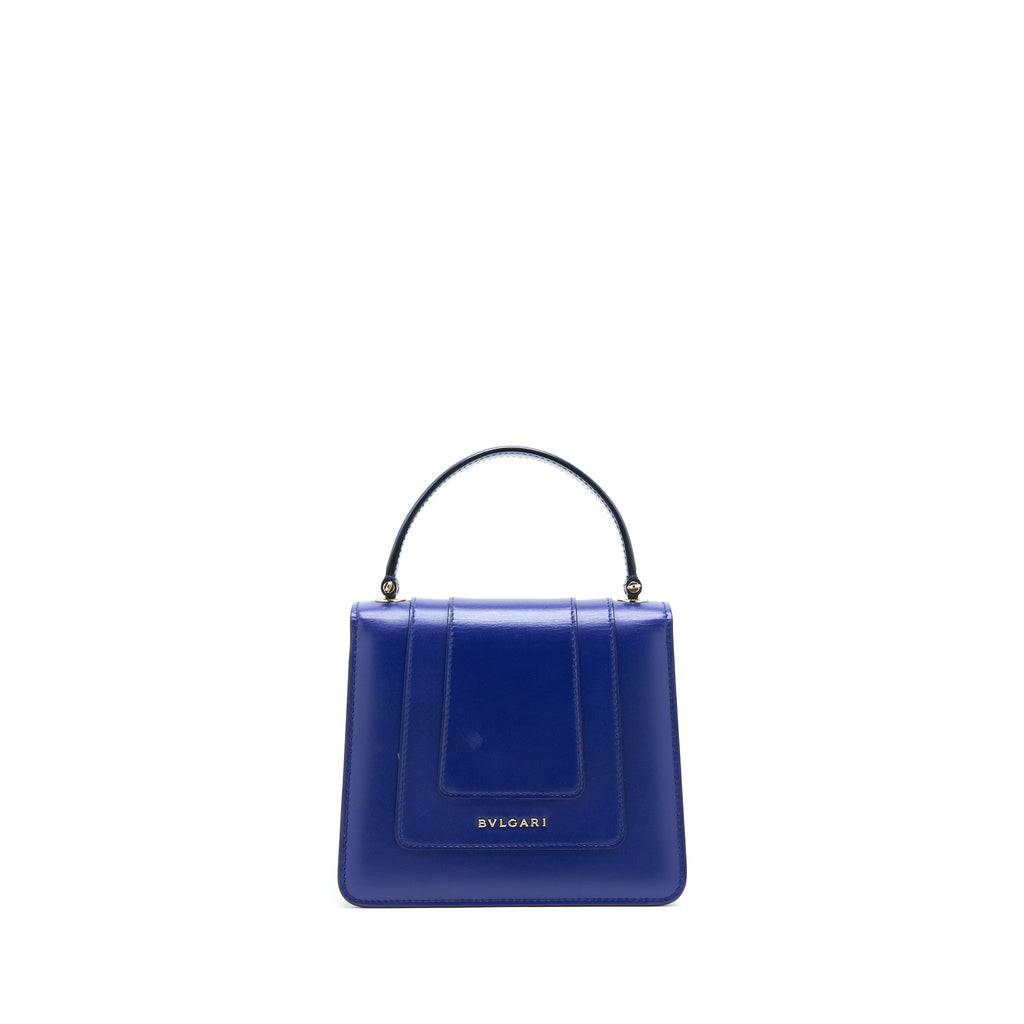 BVLGARI SERPENTI FOREVER CROSSBODY BAG BLUE