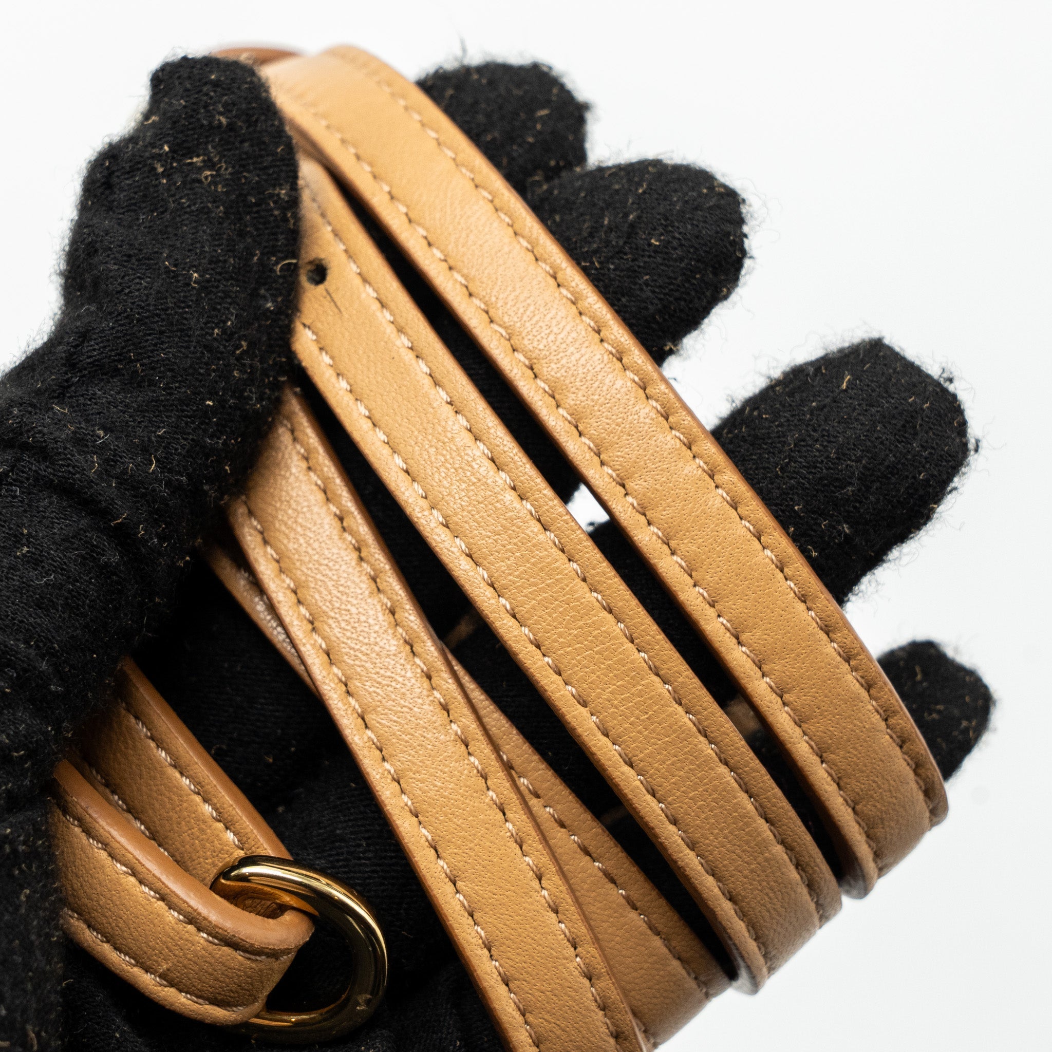 LOEWE BRACELET POUCH NAPPA LAMBSKIN BEIGE GHW
