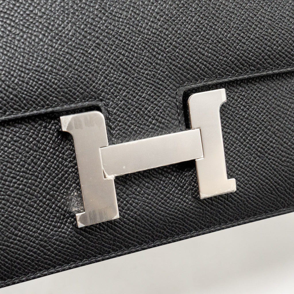 HERMES CONSTANCE ELAN EPSOM BLACK SHW