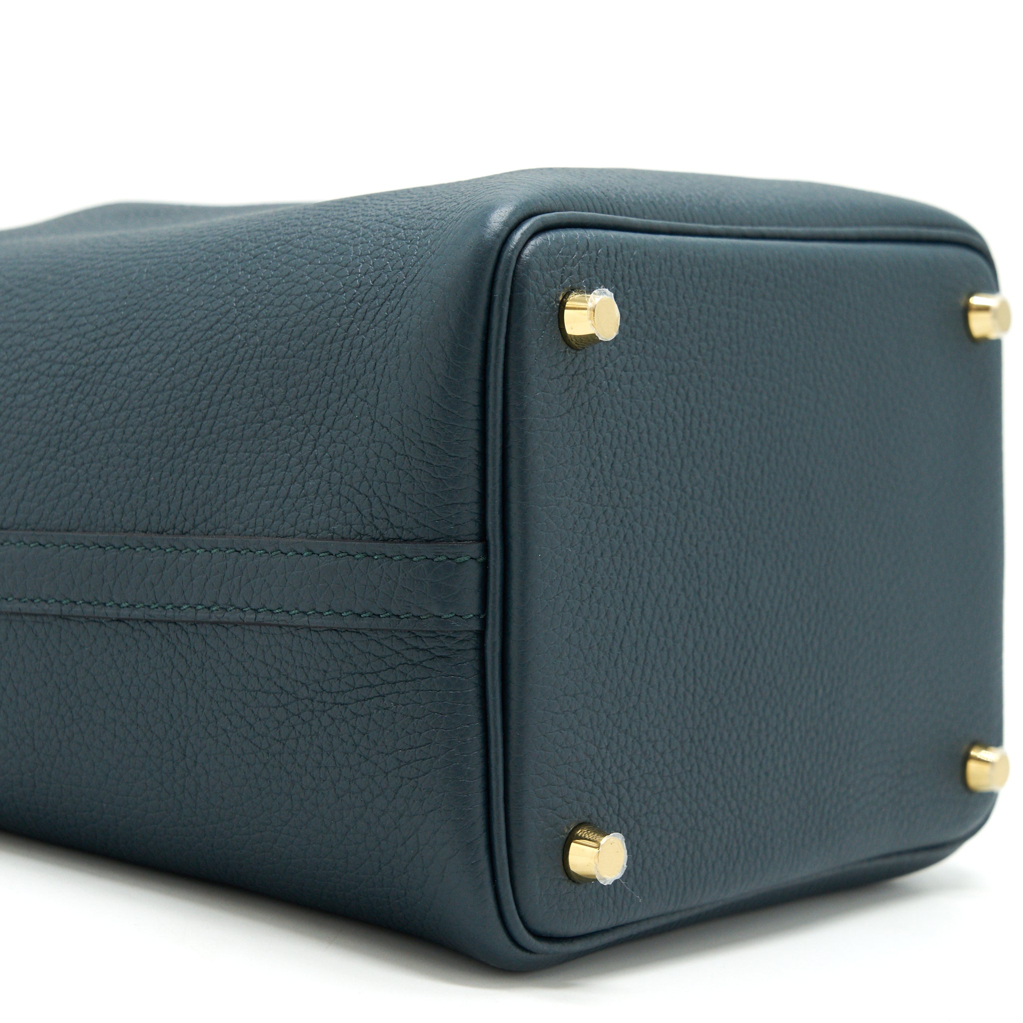 HERMES PICOTIN 18 LOCK BAG VERT CYPRESS GHW