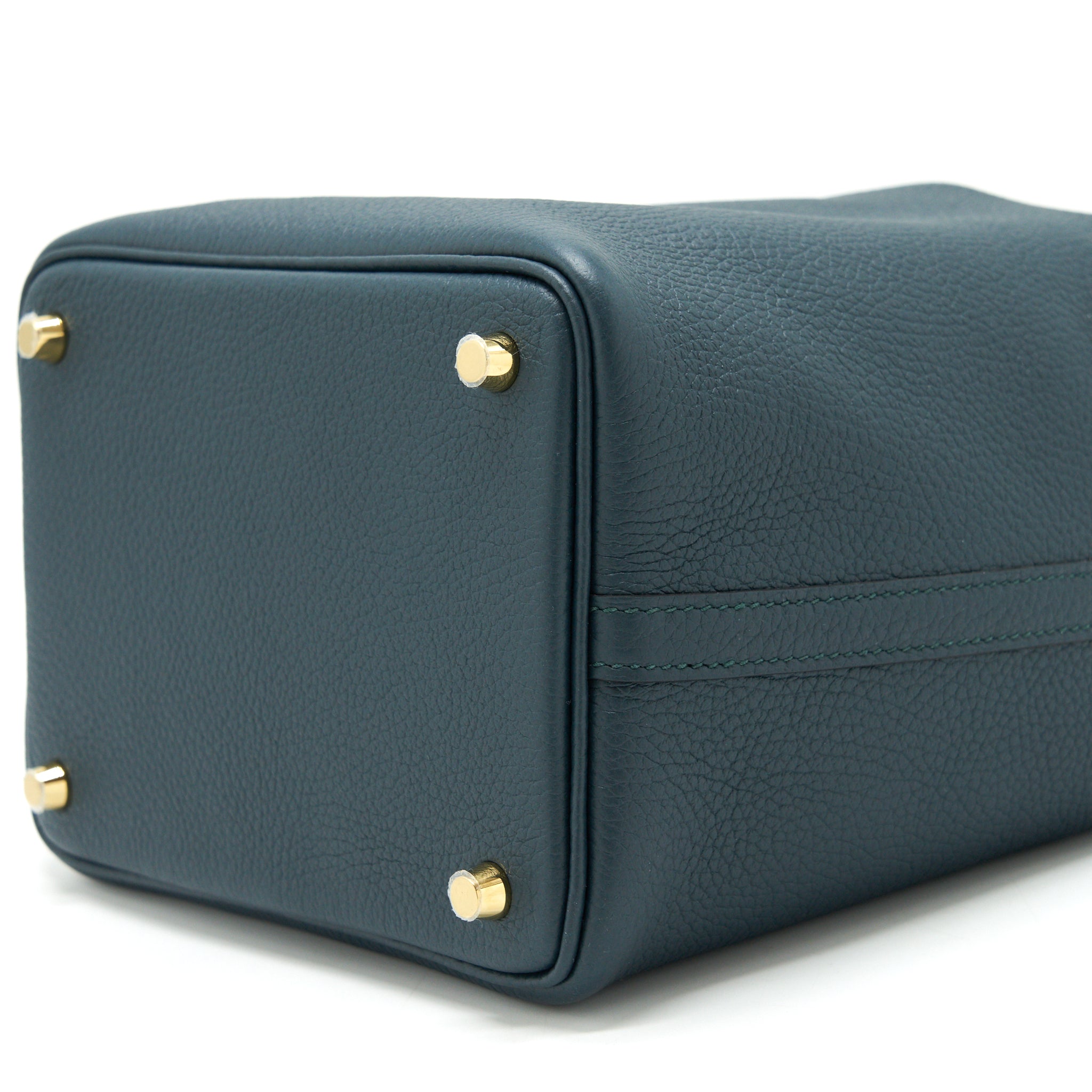 HERMES PICOTIN 18 LOCK BAG VERT CYPRESS GHW