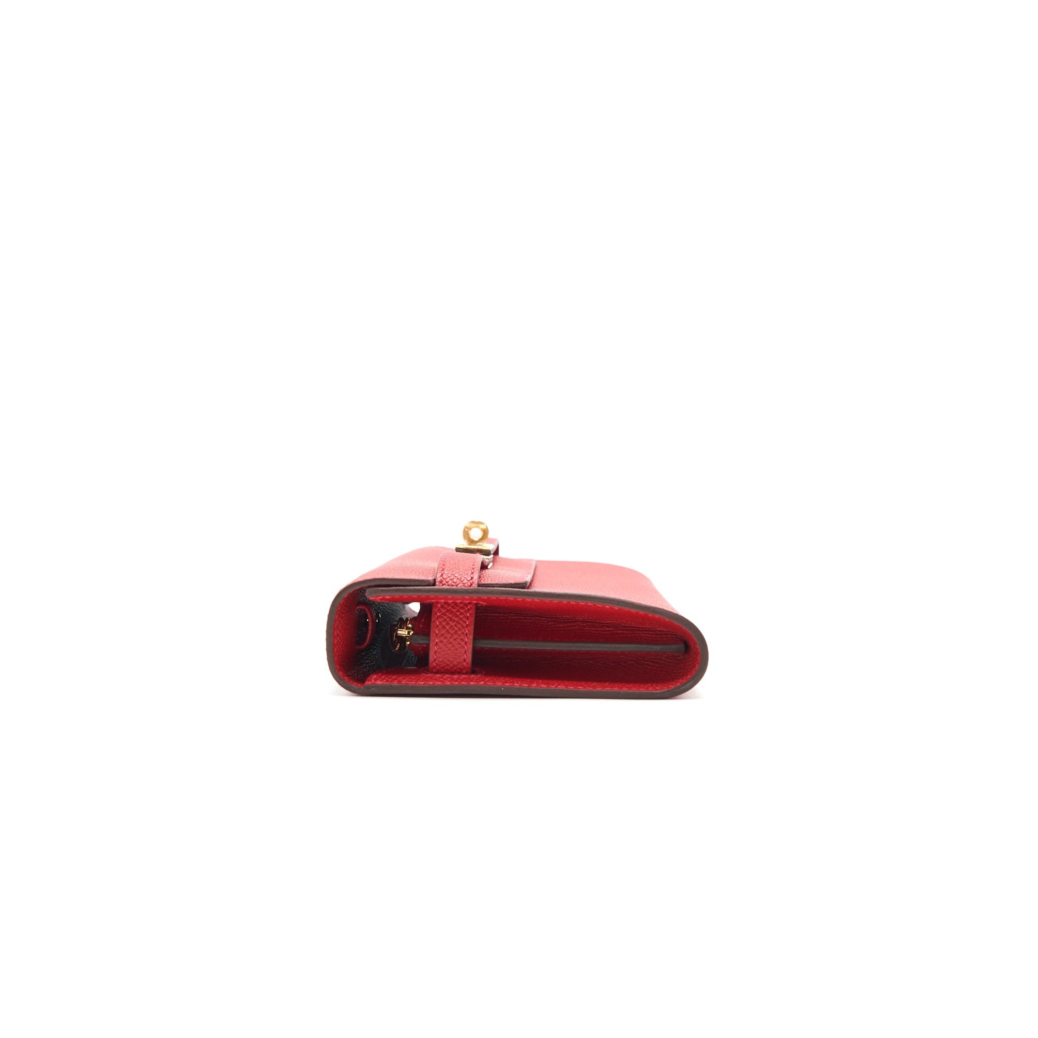 HERMES CLASSIC KELLY TO GO YEAU EPSOM Q5 ROUGE CASAQUE GHW
