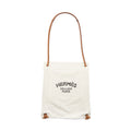 HERMES ALINE GROOMING BAG CANVAS/SWIFT BEIGE SHW