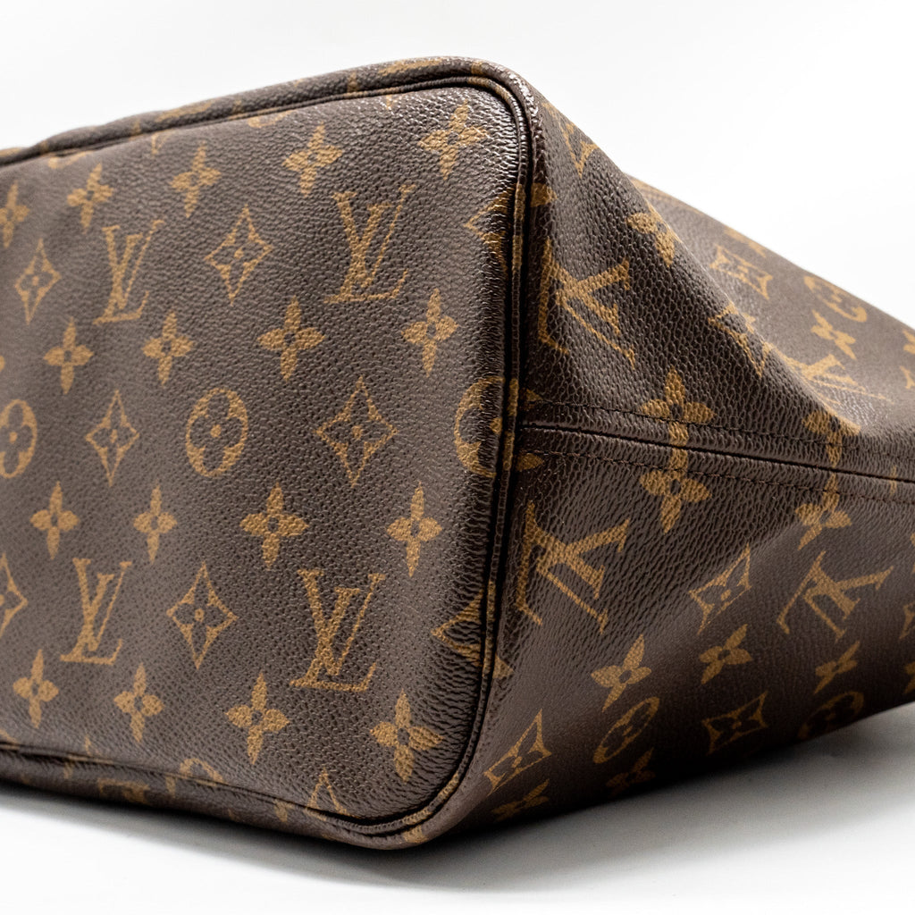 LOUIS VUITTON NEVERFULL MM MONOGRAM CANVAS GHW