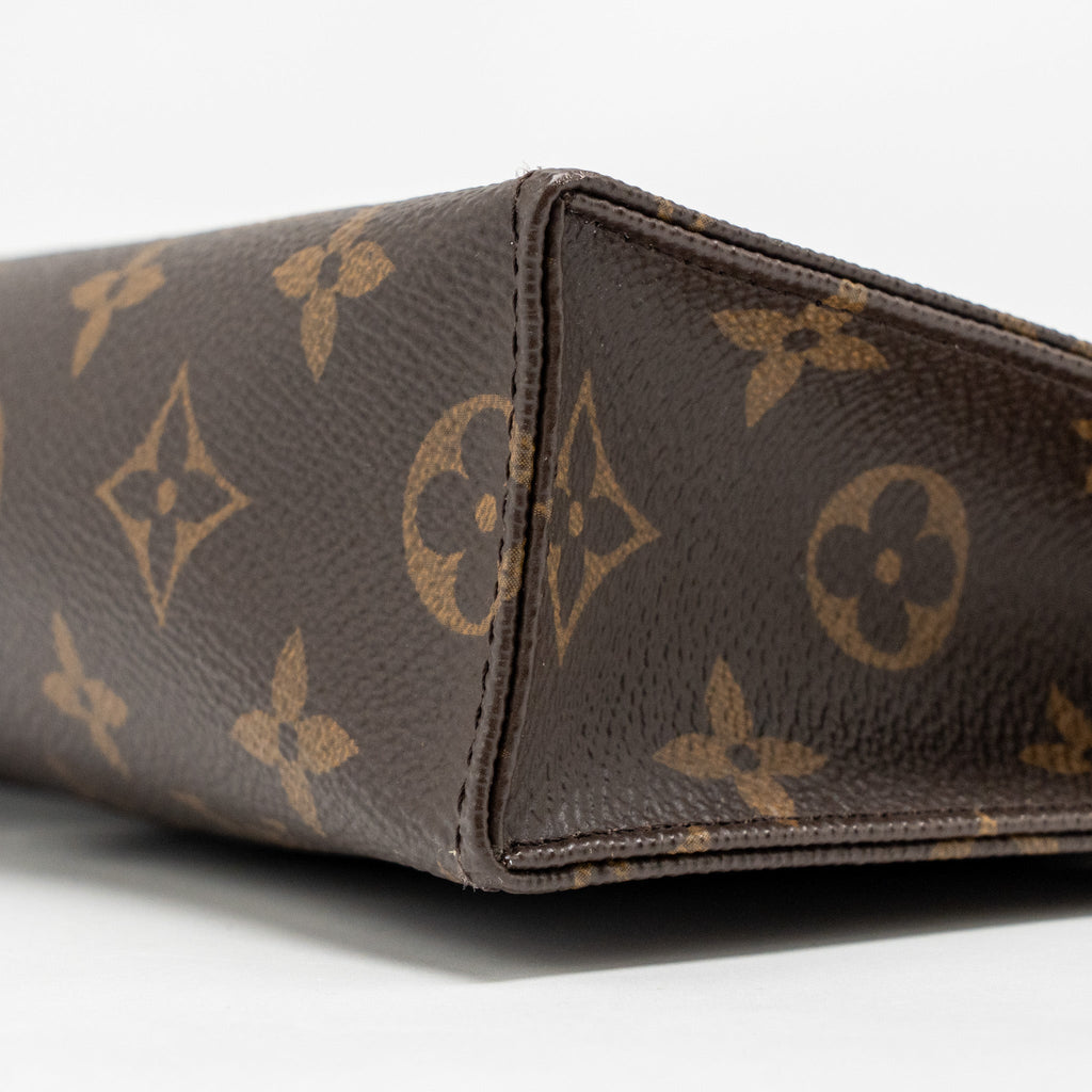 LOUIS VUITTON TOILETRY POCHETTE 26 MONOGRAM CANVAS GHW