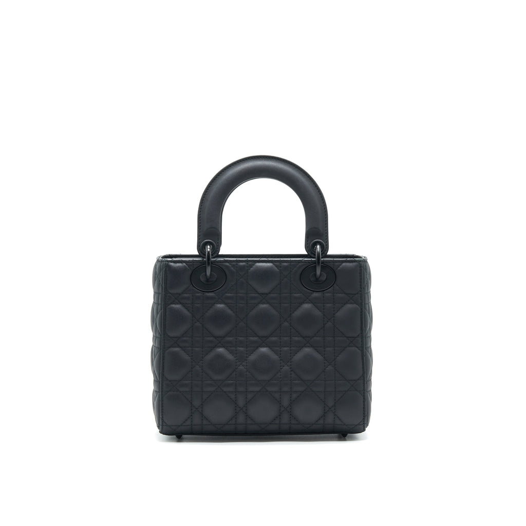 DIOR SMALL LADY DIOR SO BLACK TOTE BAG