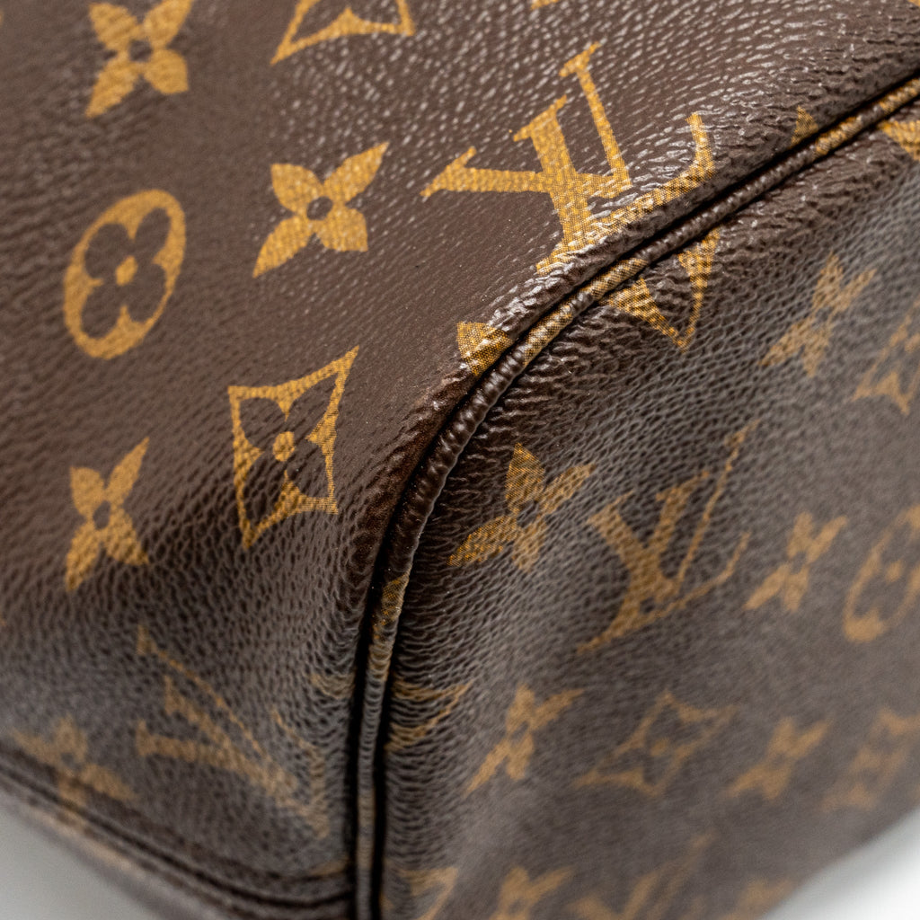 LOUIS VUITTON NEVERFULL MM MONOGRAM CANVAS GHW