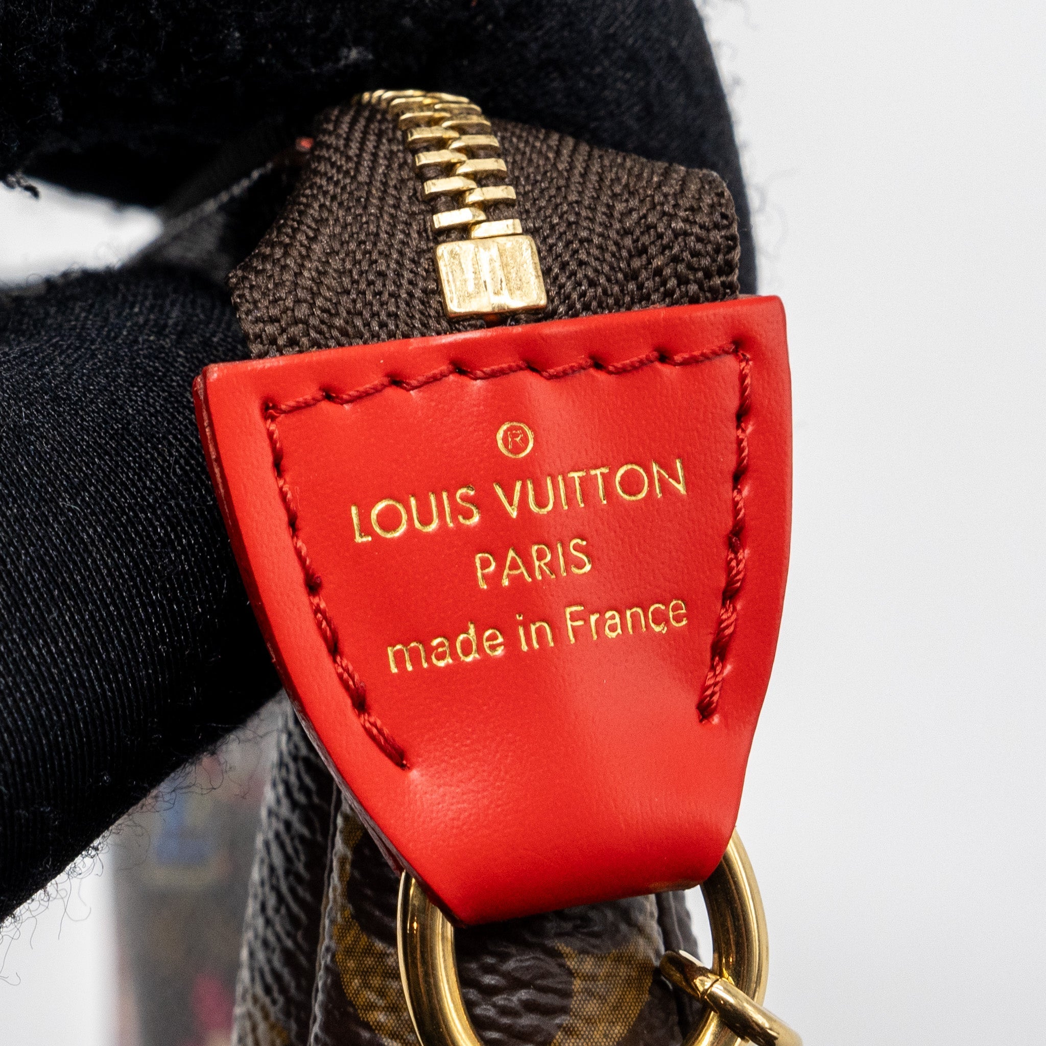 LOUIS VUITTON MINI POCHETTE ACCESSORIES 2020 CHRISTMAS MONOGRAM CANVAS GHW