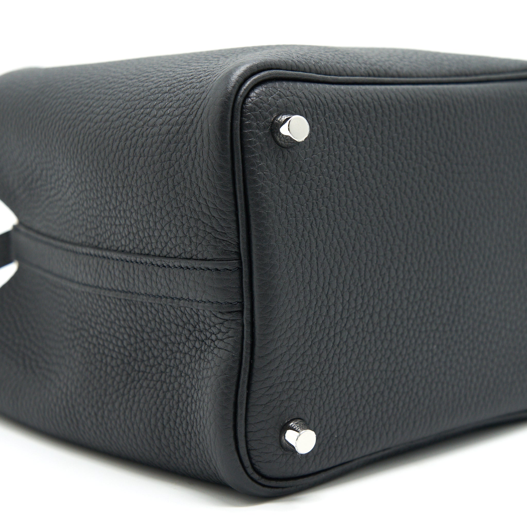 HERMES PICOTIN LOCK BAG 18 BLACK SHW