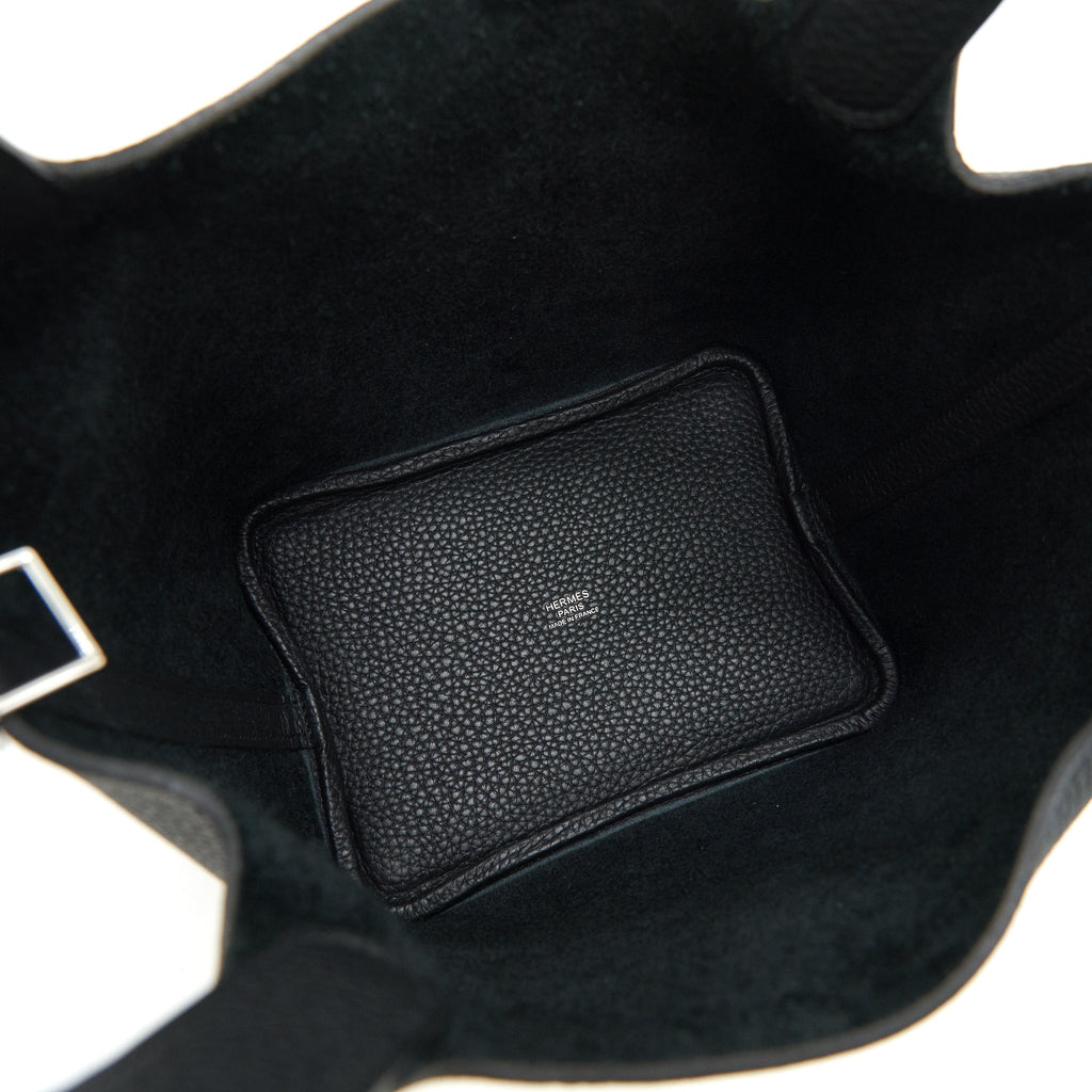 HERMES PICOTIN LOCK BAG 18 BLACK SHW
