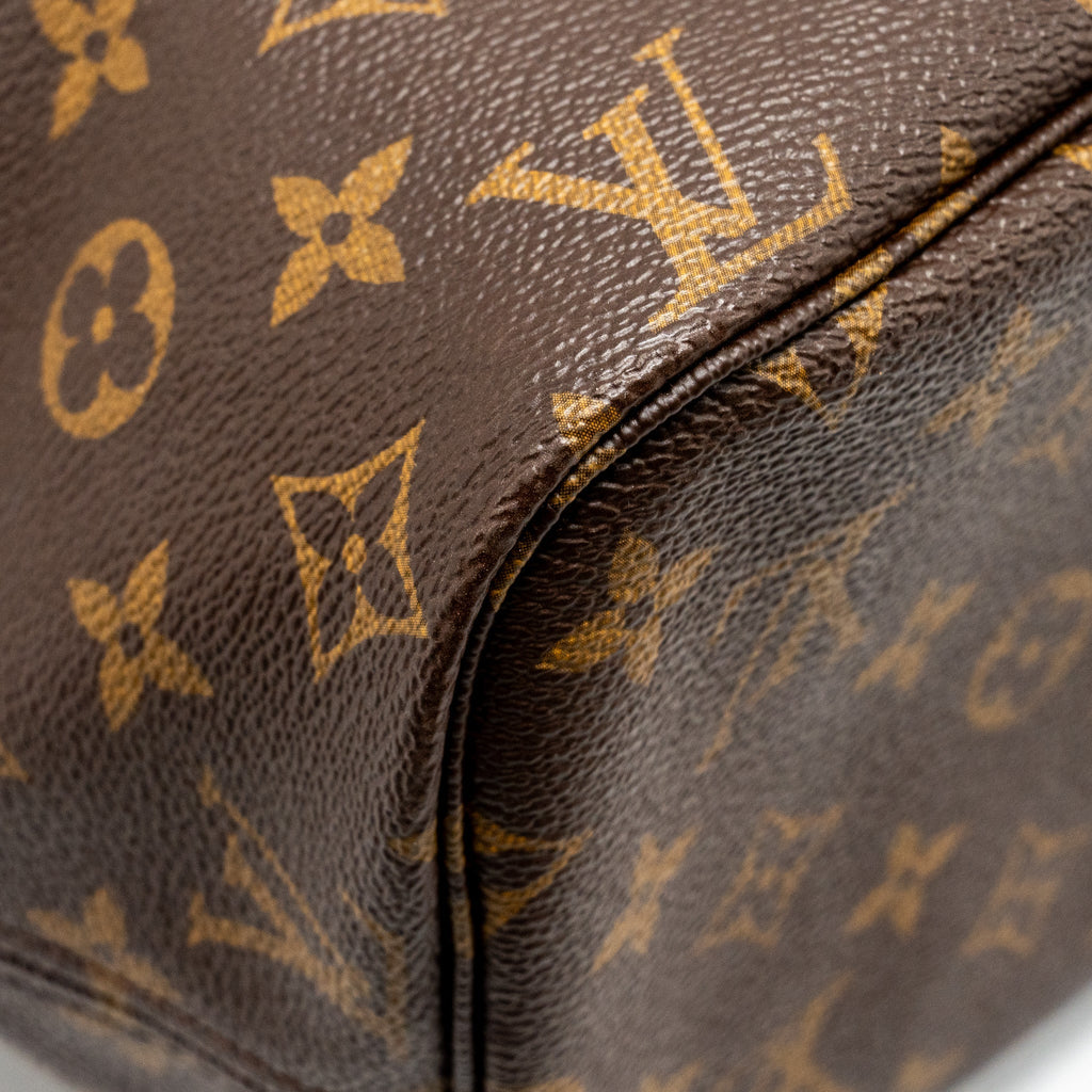 LOUIS VUITTON NEVERFULL MM MONOGRAM CANVAS GHW