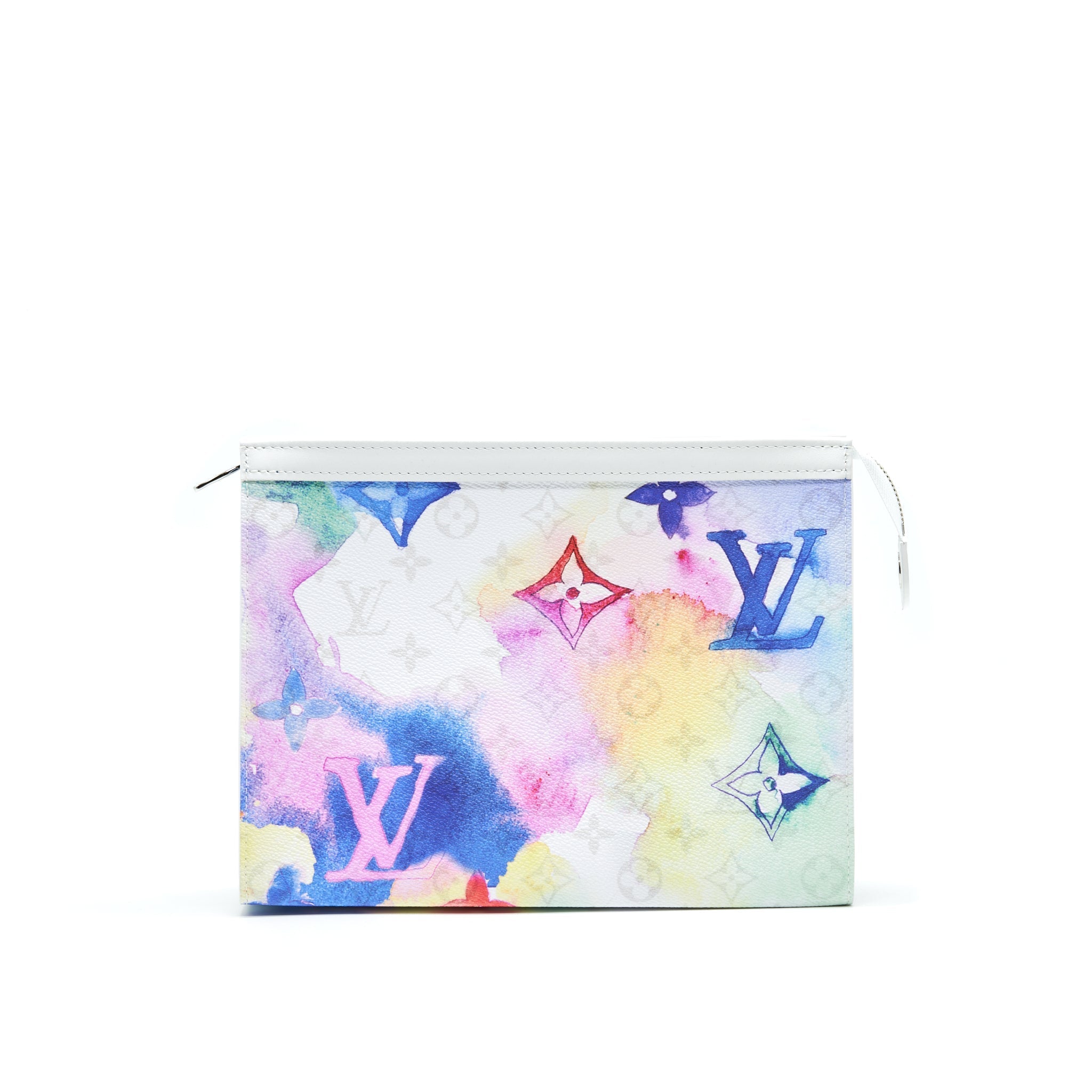 LOUIS VUITTON POCHETTE VOYAGE MONOGRAM WATERCOLOR MM MULTICOLORED