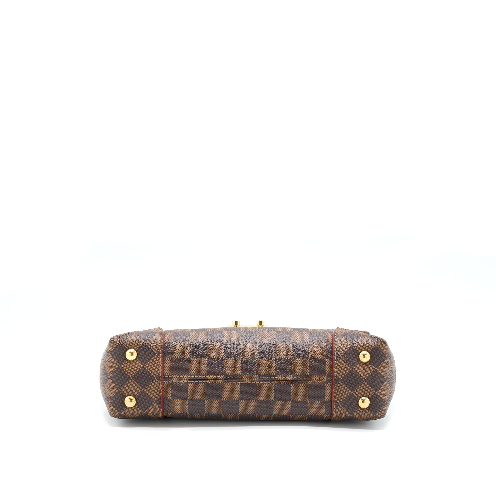 LOUIS VUITTON FLAP CHAIN BAG DAMIER EBENE GHW