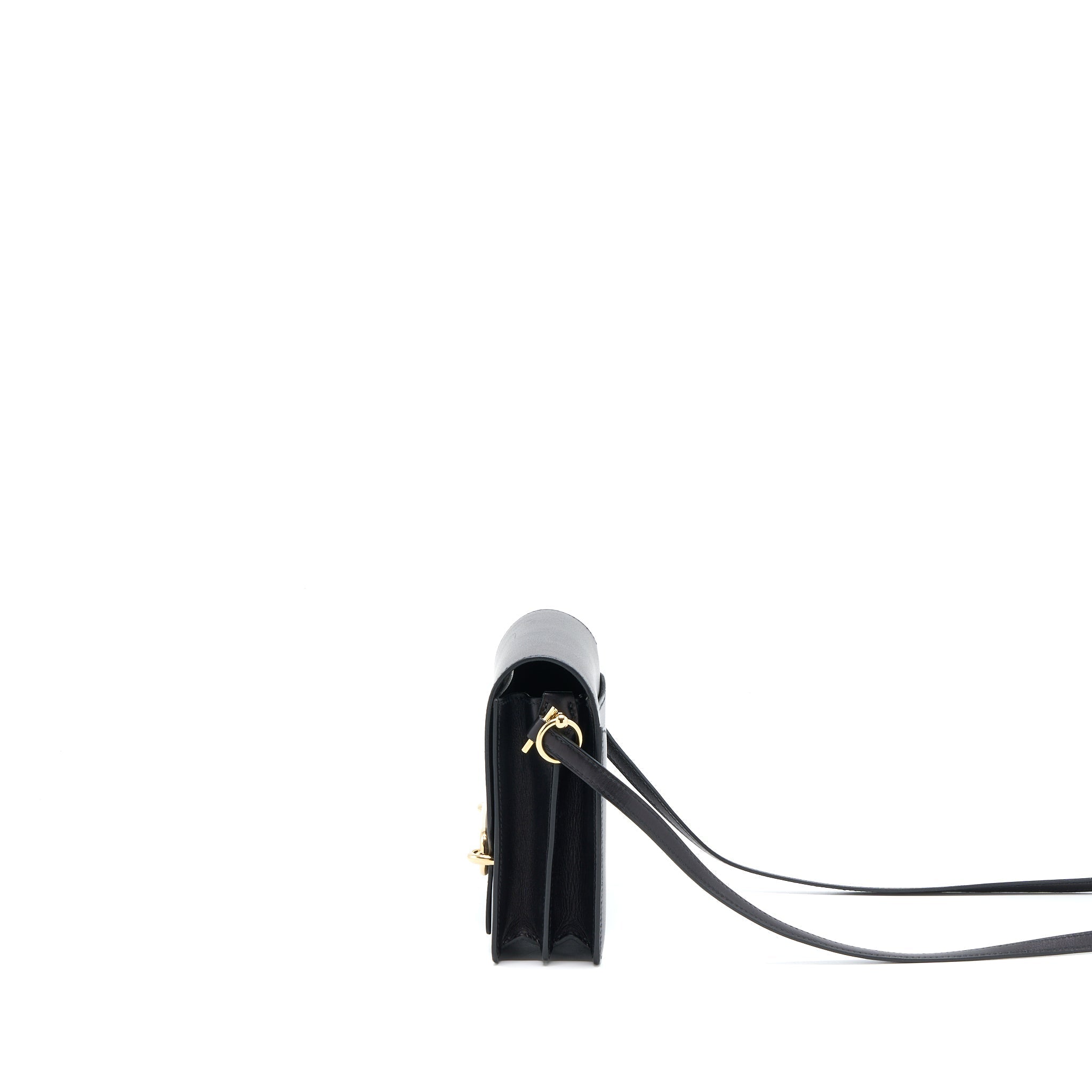 HERMES MINI ROULIS EVERGRAIN BLACK GHW