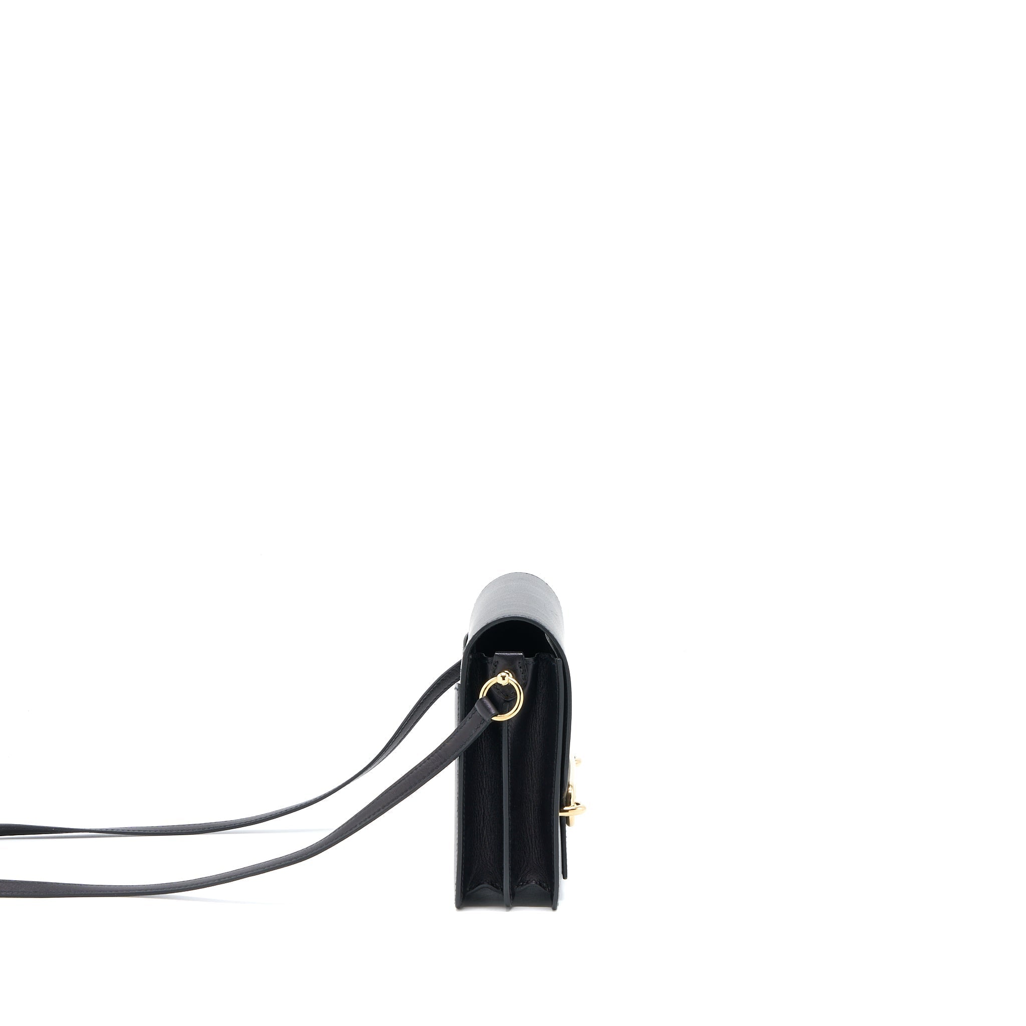 HERMES MINI ROULIS EVERGRAIN BLACK GHW
