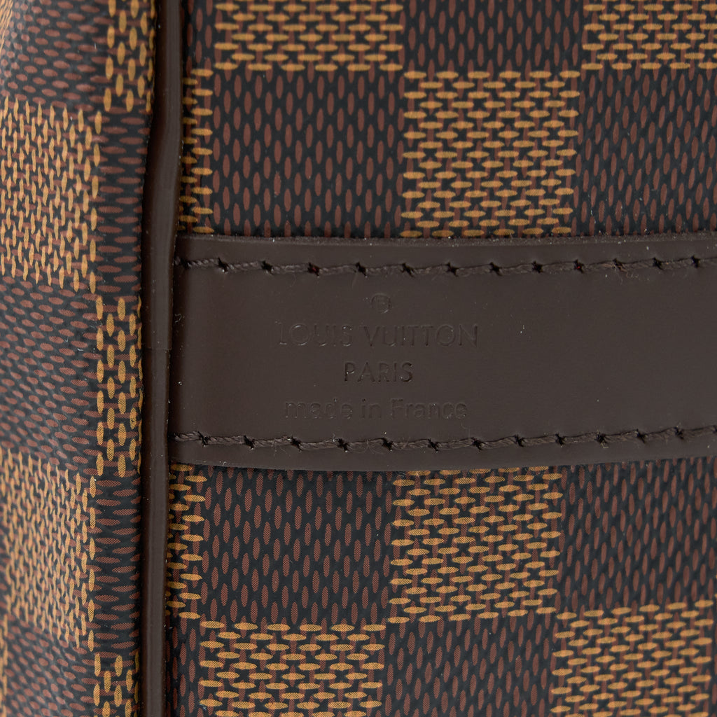LOUIS VUITTON SPEEDY BANDOULIERE 25 DAMIER EBENE CANVAS GHW