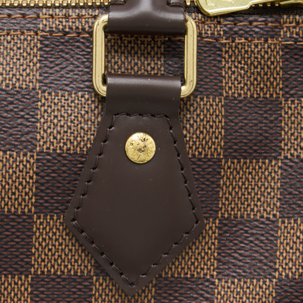 LOUIS VUITTON SPEEDY BANDOULIERE 25 DAMIER EBENE CANVAS GHW