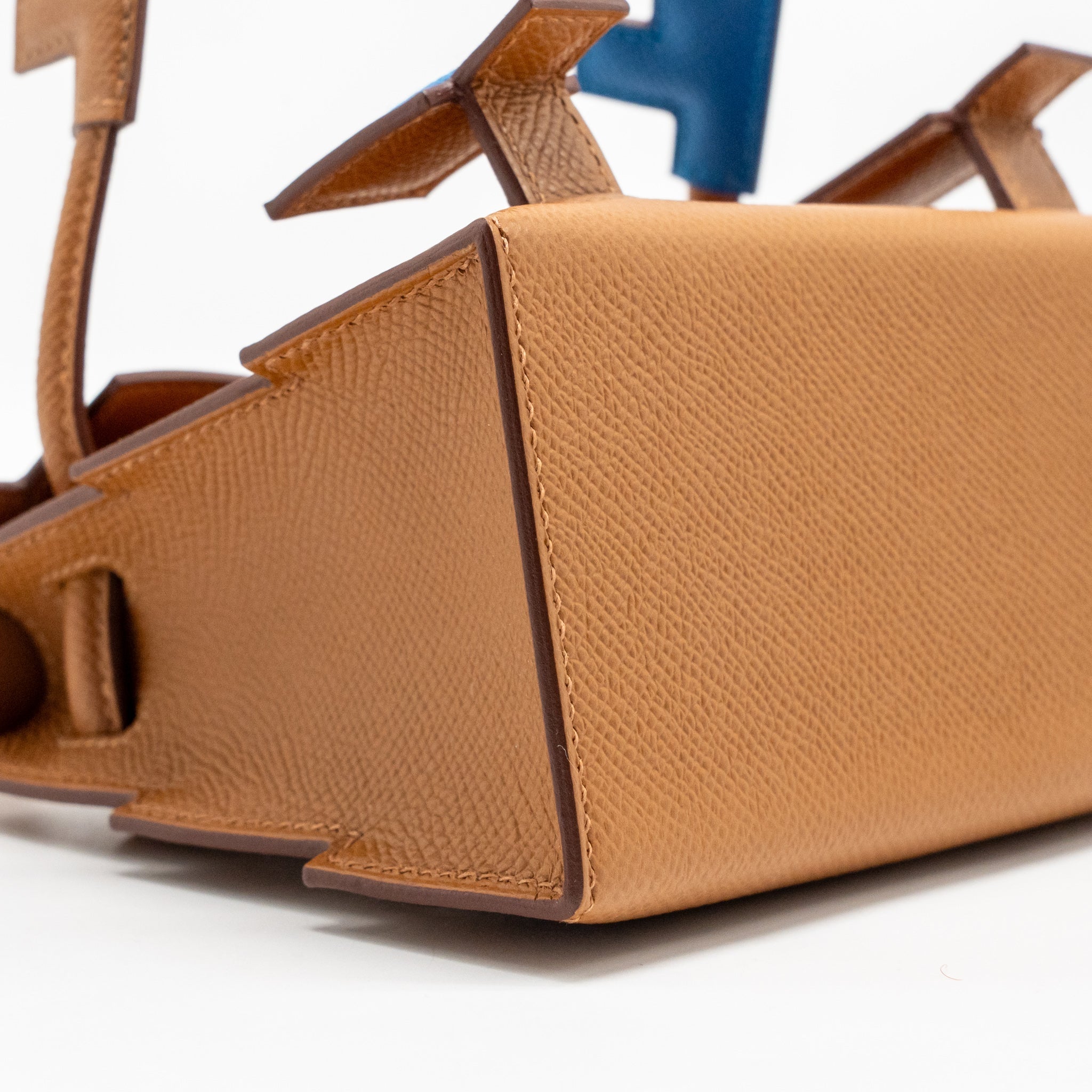 HERMES KELLYDOLE / KELLY DOLE PICTO EPSOM GOLD / ZANZIBAR /  ORANGE FIELD / MILTON SHW