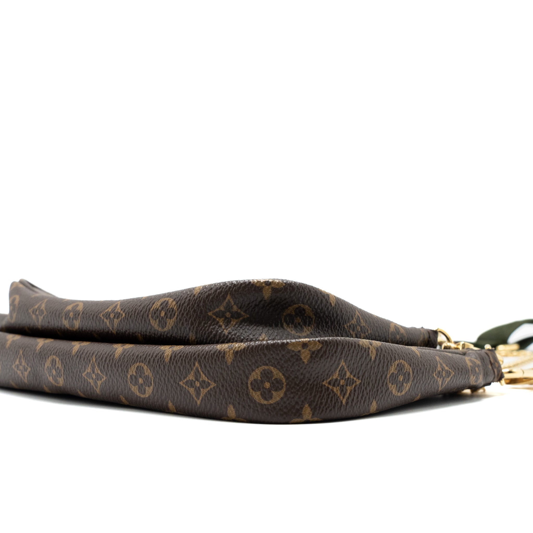 LOUIS VUITTON MULTI POCHETTE MONOGRAM CANVAS KHAKI STRAP GHW